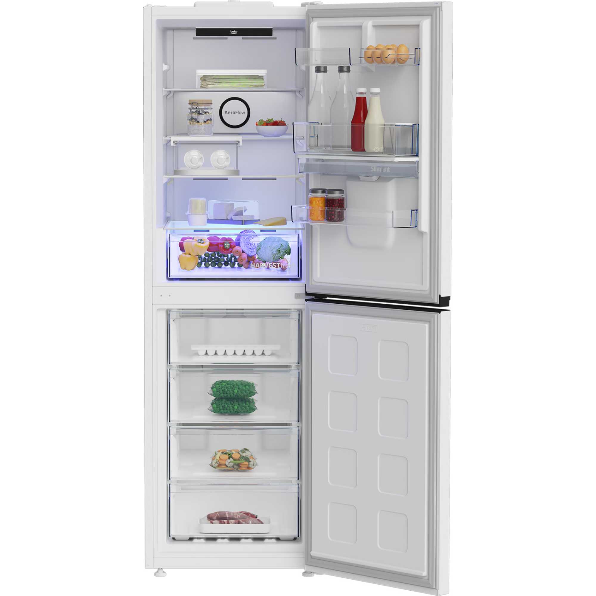 CNG4692DVW 317L Frost Free Fridge Freezer