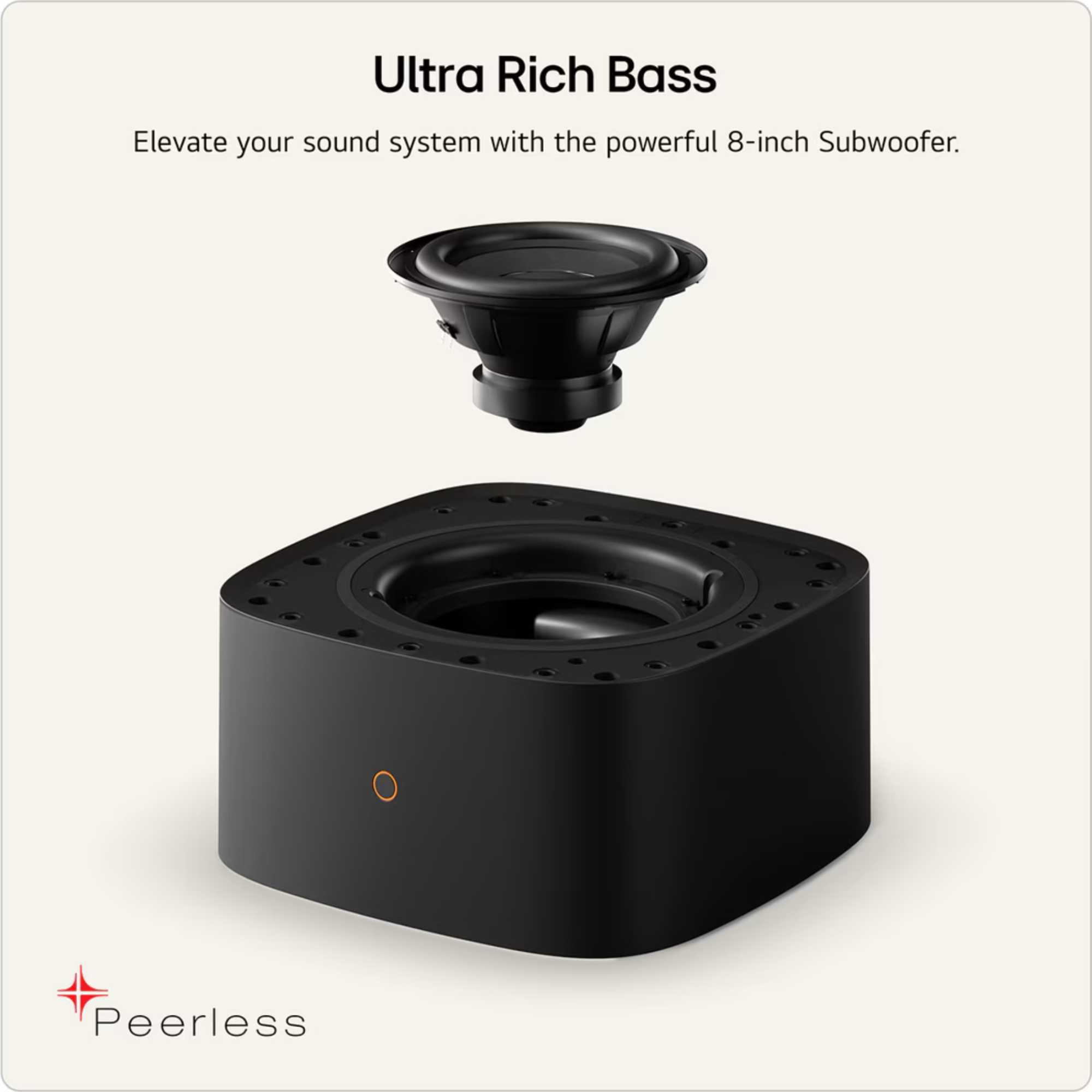 Sound Suite W7 Wireless Sub Woofer Dolby Atmos FlexConnect - Black