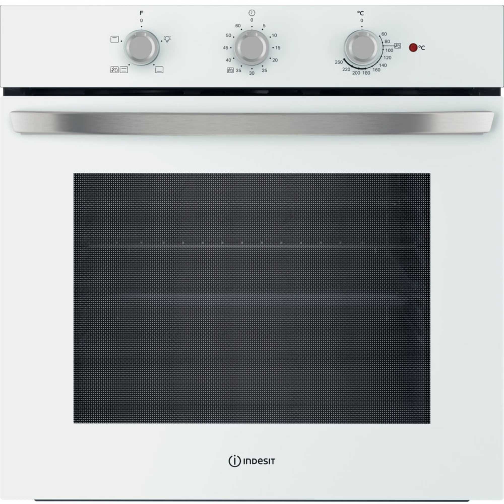 IO 232H W Click&Clean 60cm 71l Electric Single Fan Oven - White