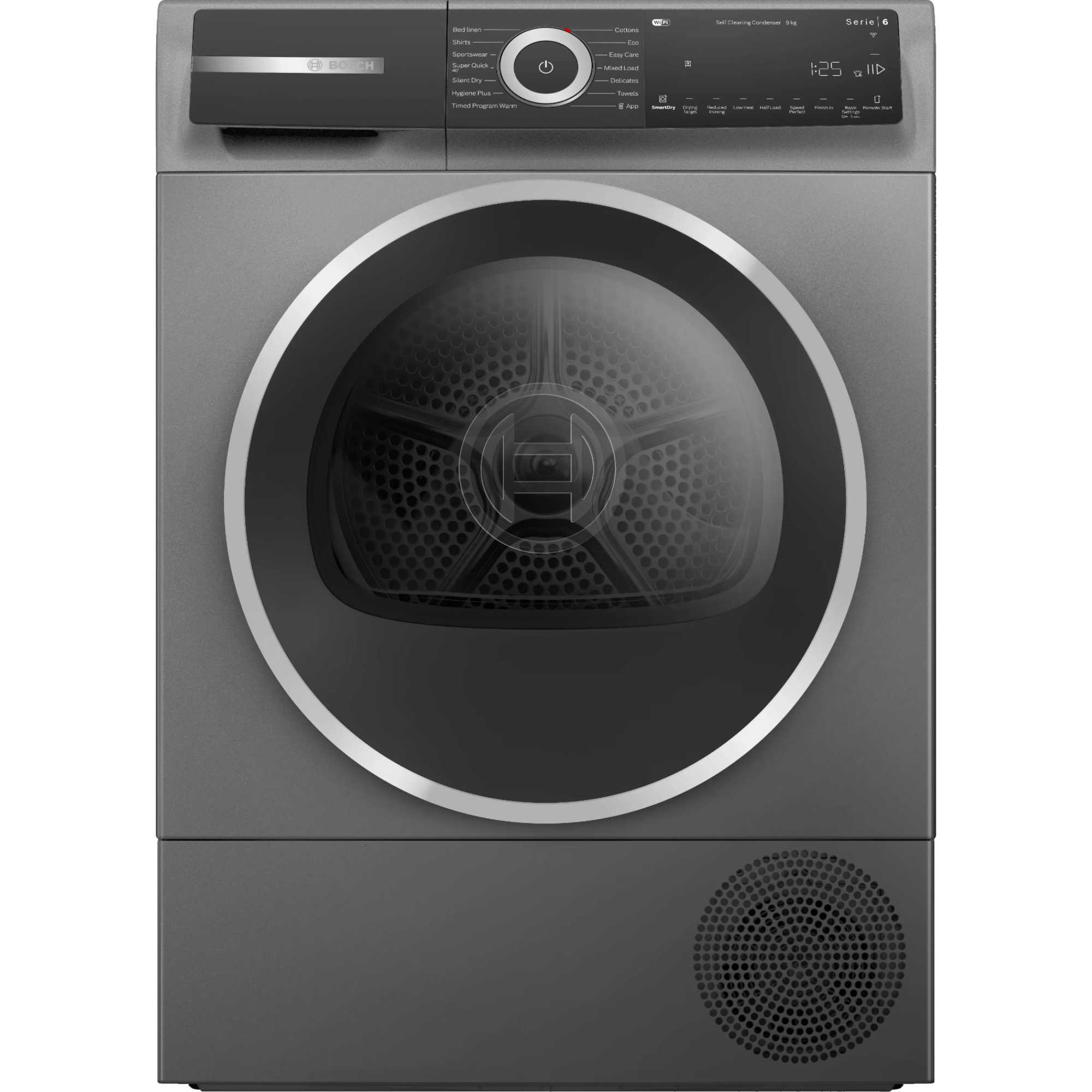 WQH246DRGB Series 6 9kg Heat Pump Tumble Dryer - Graphite