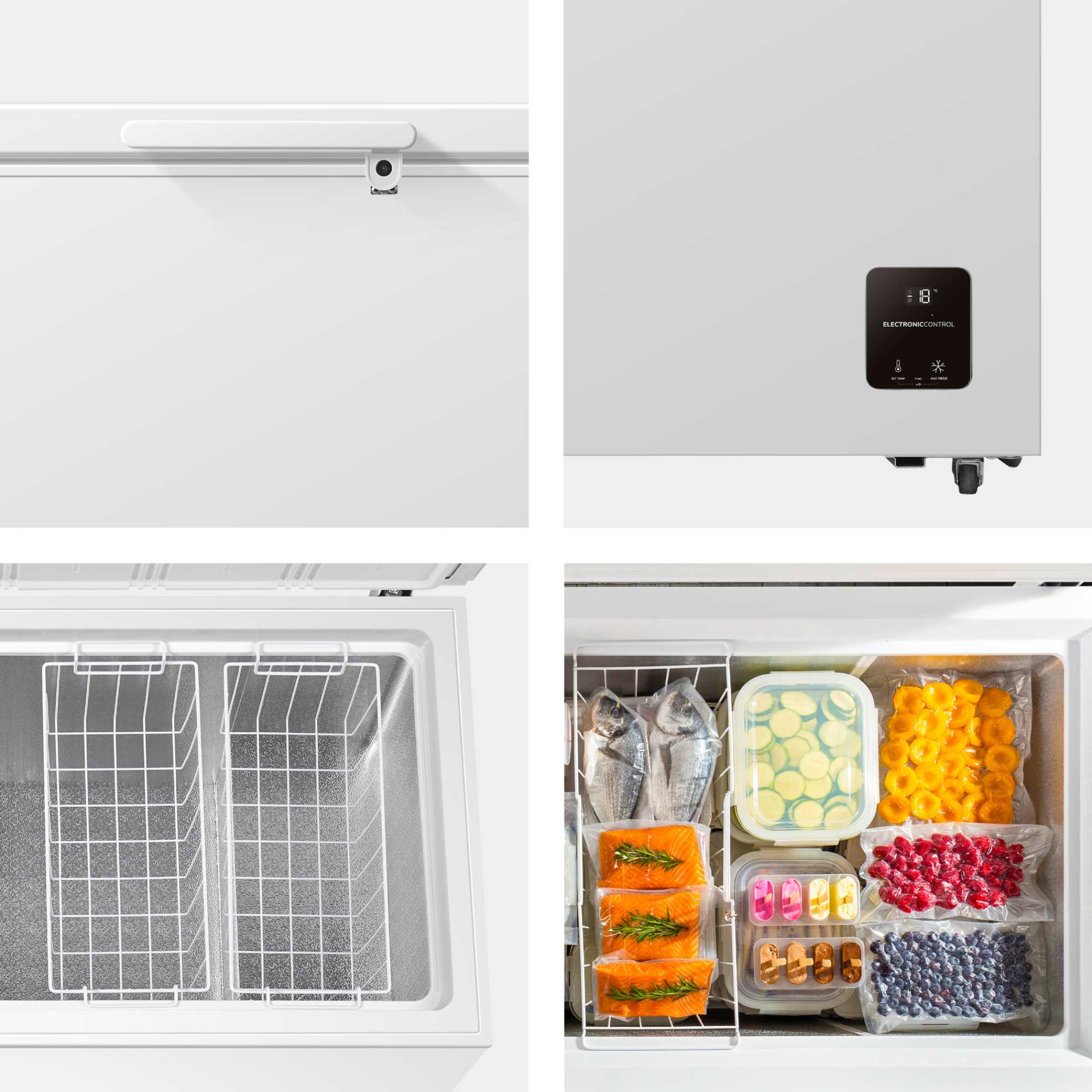 FC650D4AWLYE 500L Chest Freezer