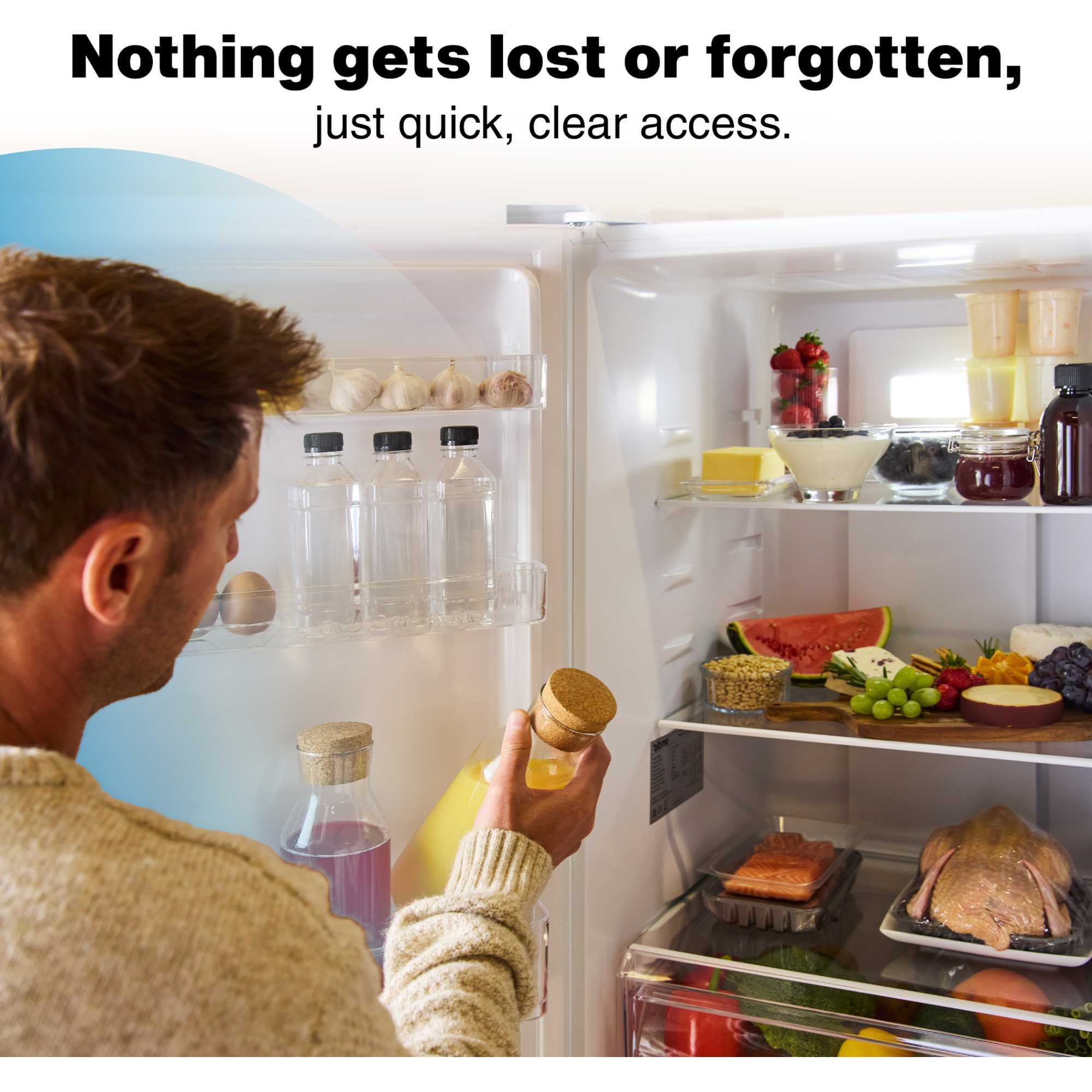 AFF180552W Frost Free Fridge Freezer - White