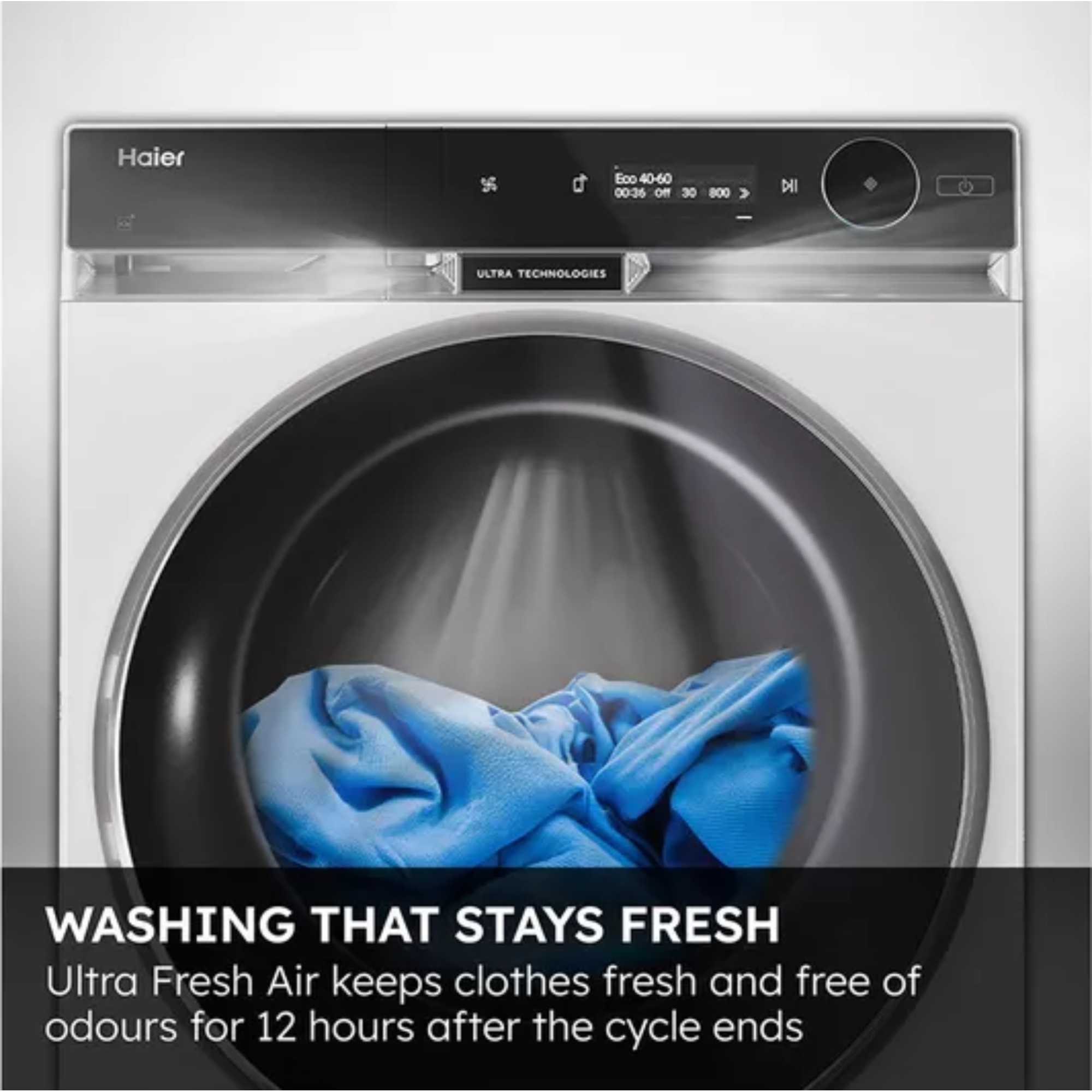 Haier - Washer Dryer - HWD120BD16397EUK - 12kg Wash Capacity - 1400rpm Spin Speed
