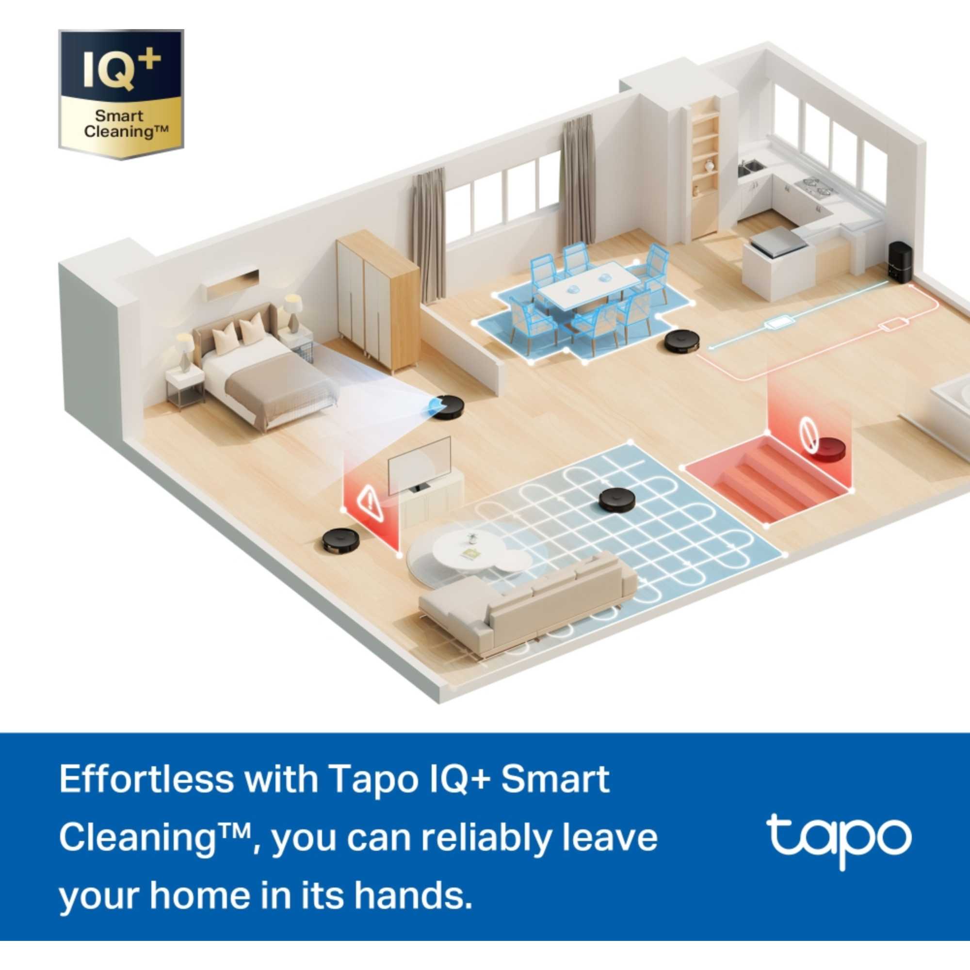 Tapo RV30MAXPLUS 5300Pa Hyper Suction Robot Vacuum