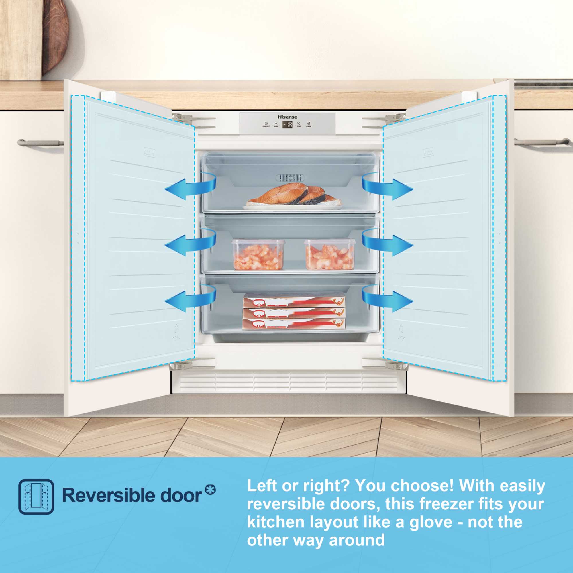Built-In Undercounter Freezer Low Frost - MBUZ6097E