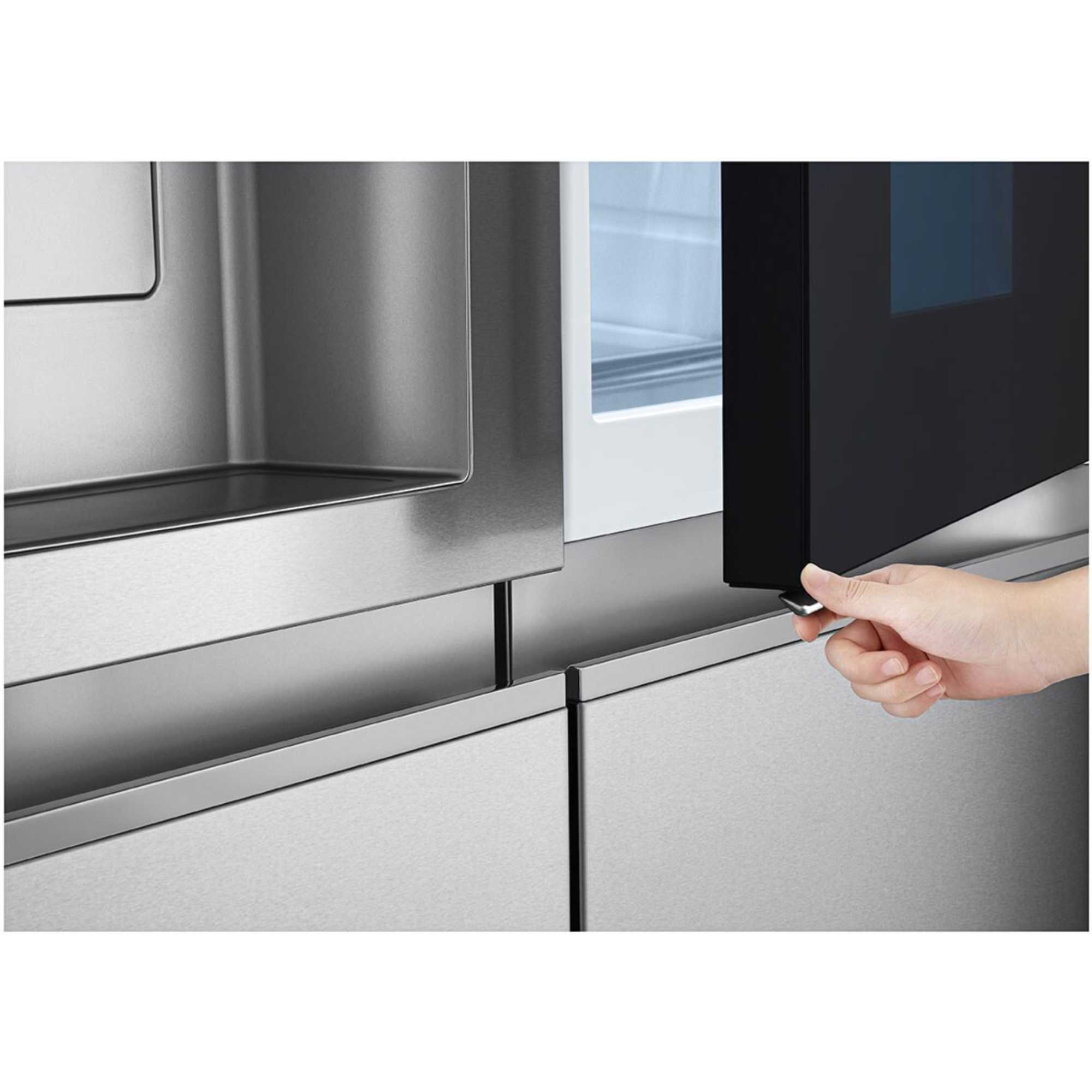 GSXE91BSAD 628L Door-In-Door American Style Fridge Freezer - Silver