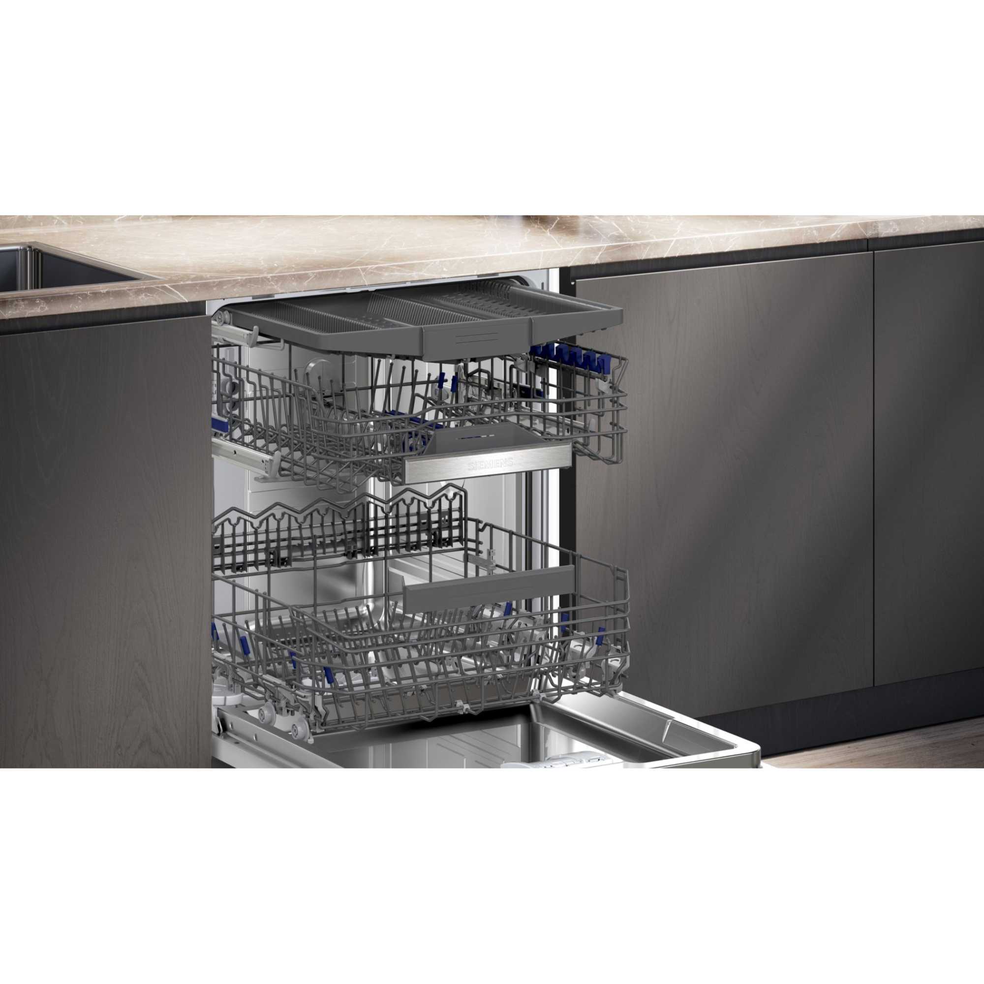 SN95EX12CG iQ500 60cm 14 Place Setting Fully-Integrated Dishwasher