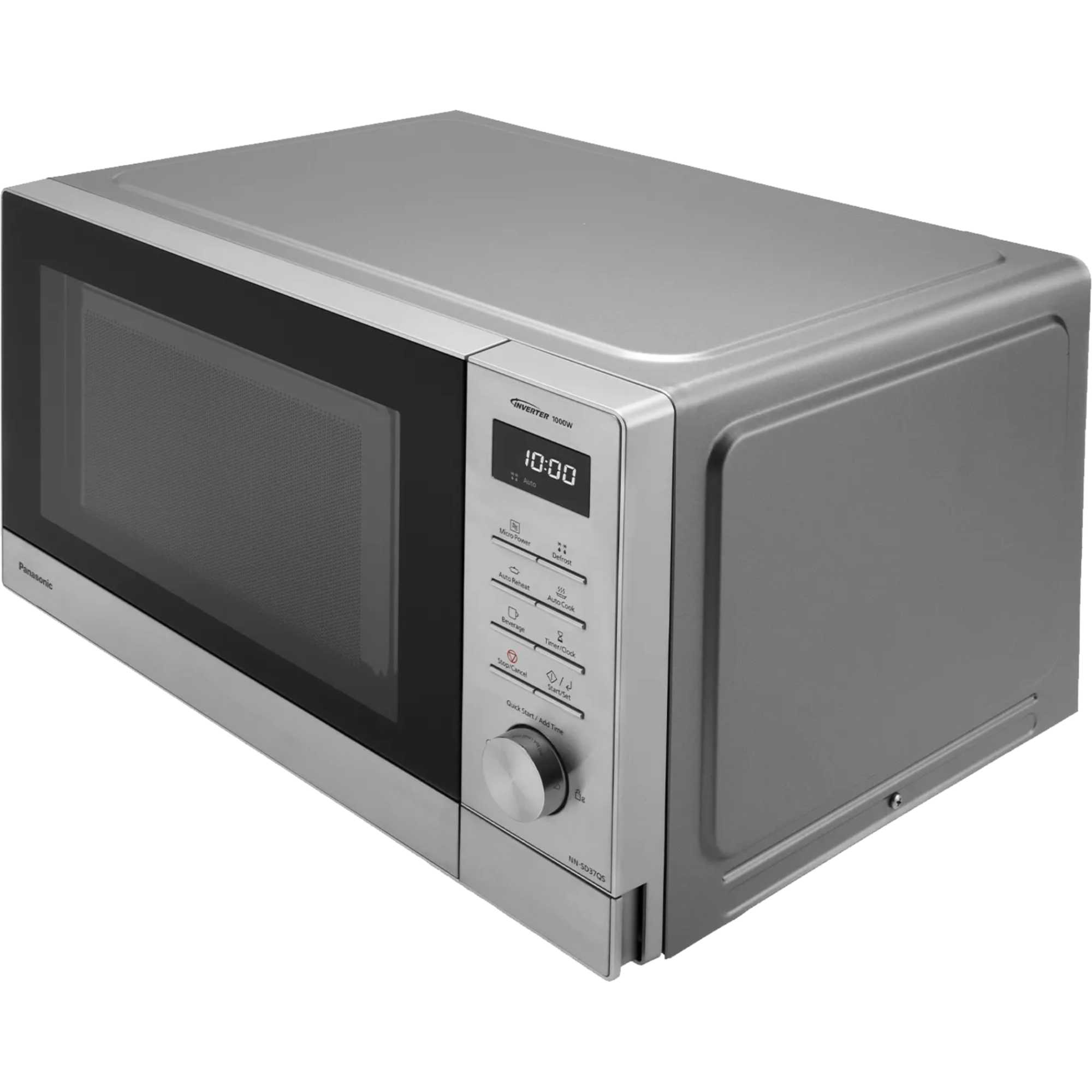 NN-SD37QSBPQ 1000W 29l Inverter Compact Microwave Oven - Stainless Steel