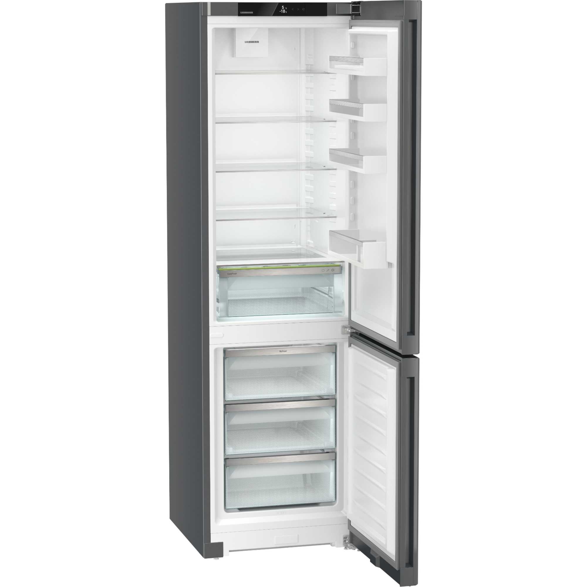 CNDGC 5703 Pure NoFrost Fidge Freezers with EasyFresh - Dark Grey