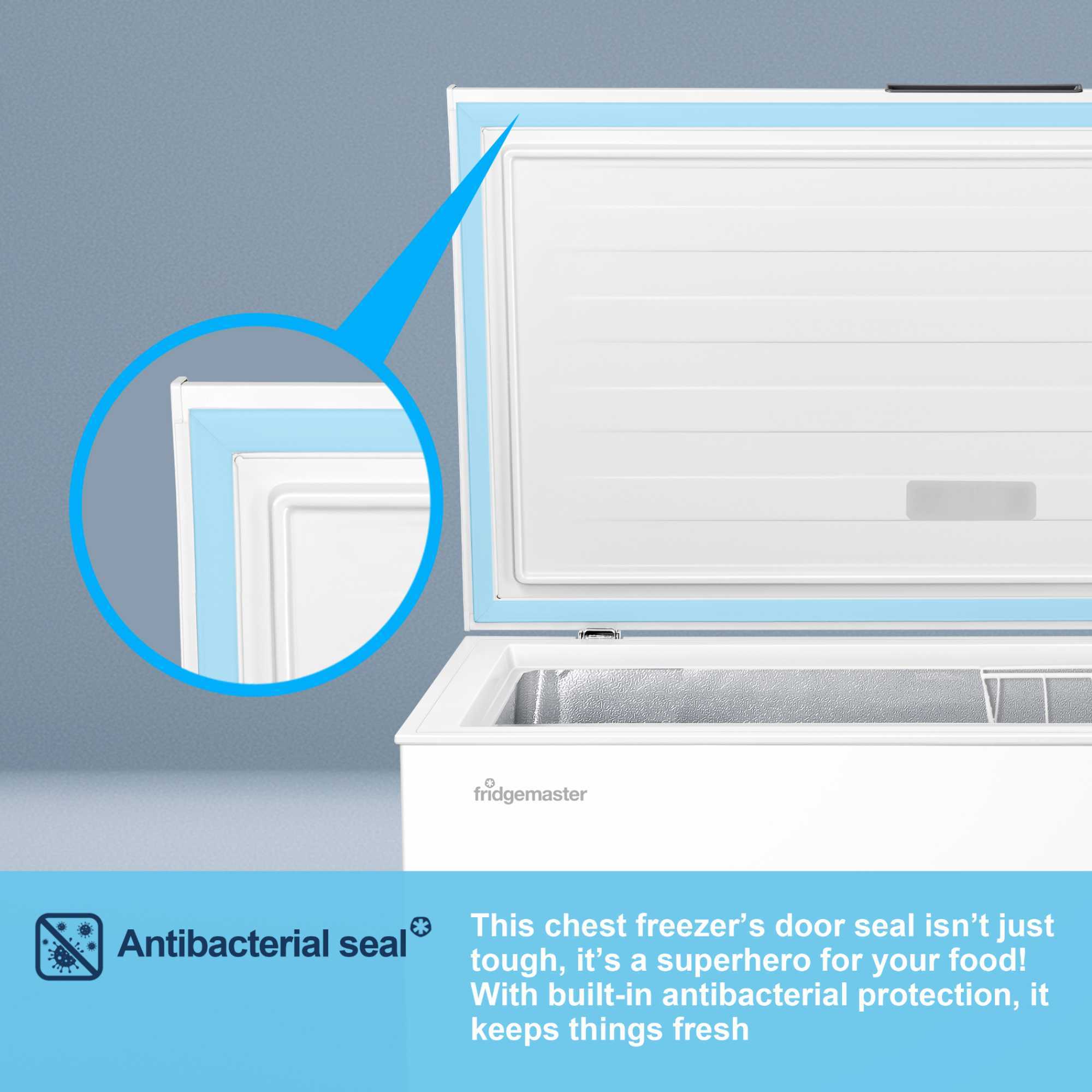 MCF297E 297l Net Capacity Chest Freezer - White