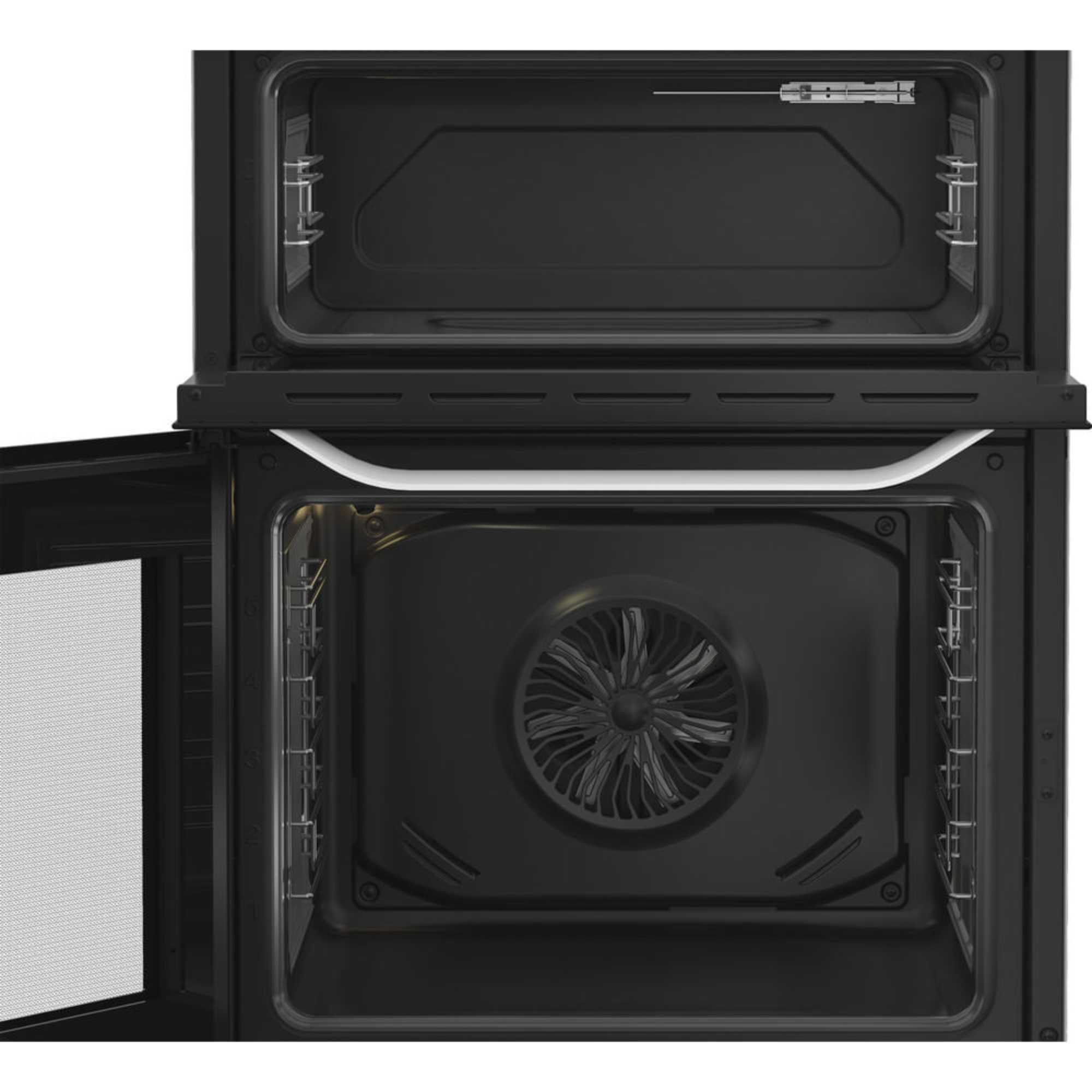 HDD6GDC2W Dual Fuel Double Oven Cooker - White