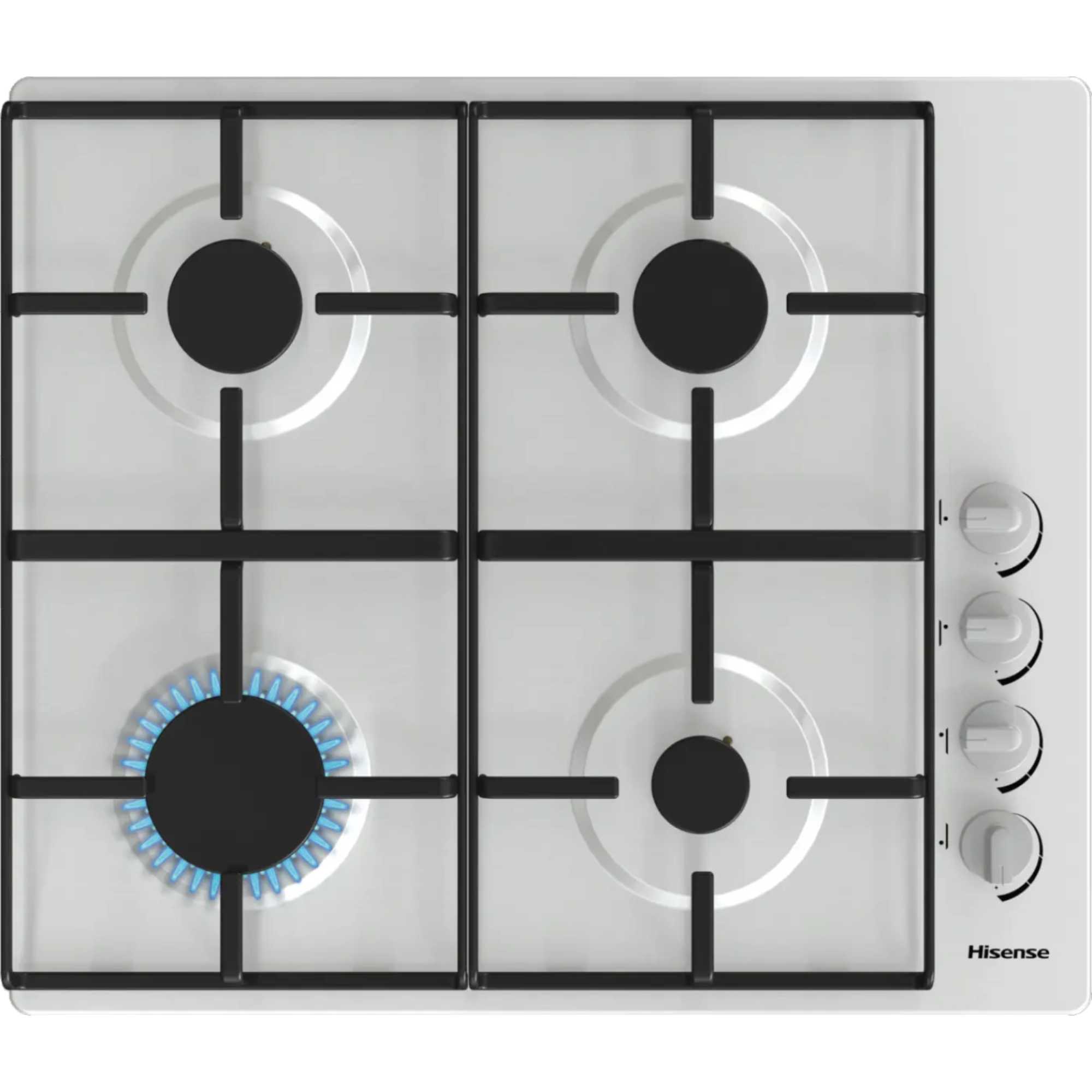 GM642XHS 60cm 4 Burner Gas Hob - Stainless Steel
