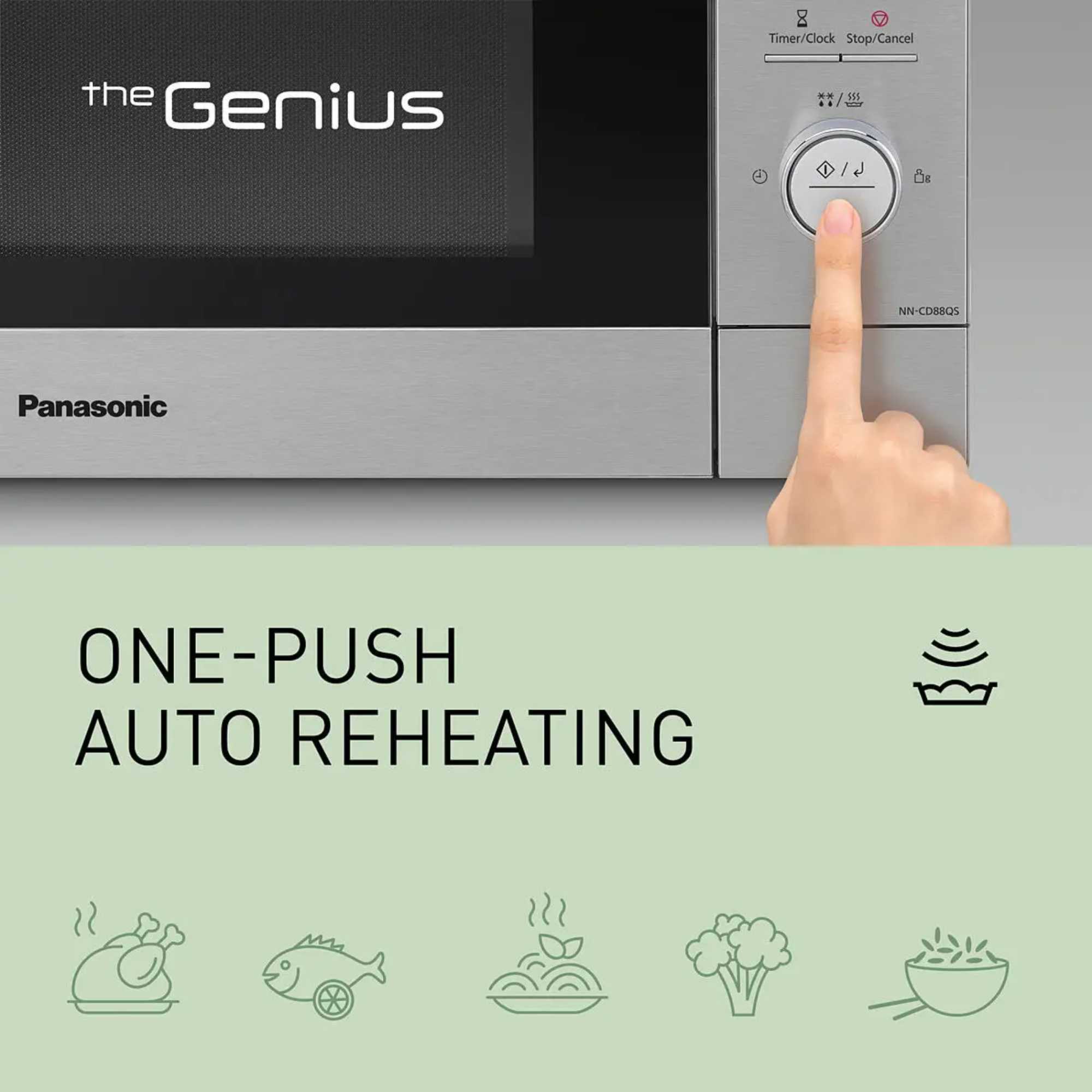 NN-CD88QSBPQ 34l 4-in-1 Air Fry Combi Microwave Oven