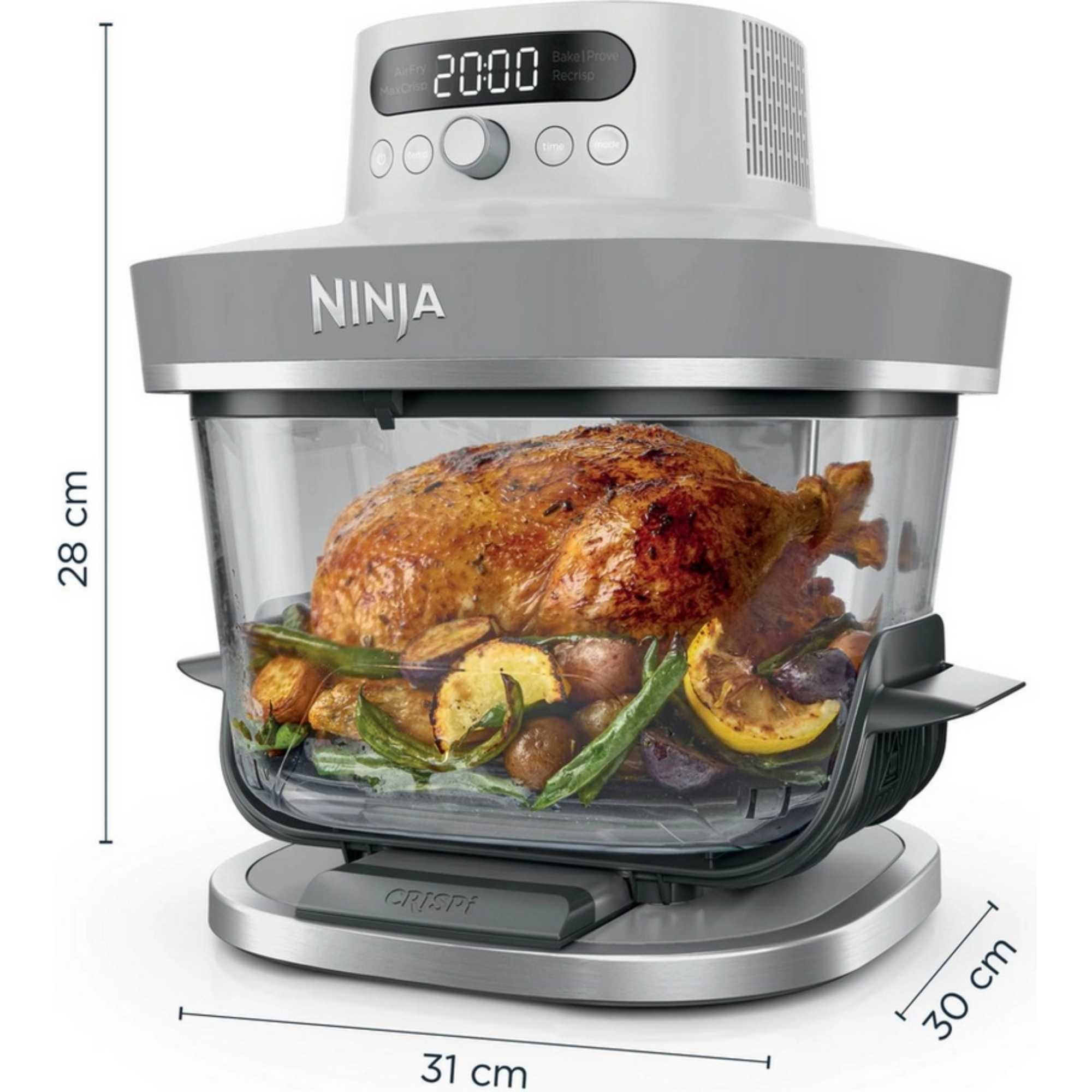 AS090UKWH CRISPi PRO 5-in-1 Glass Air Fryer - White