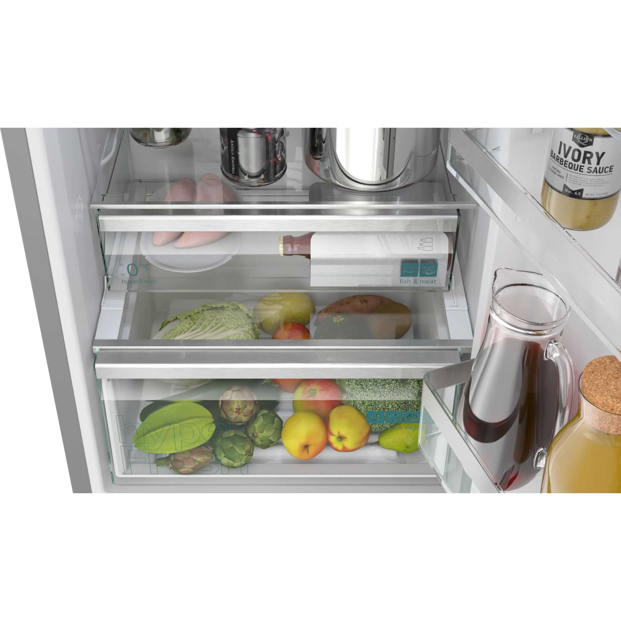 KG39NAIAU 363l Total noFrost Fridge Freezer - Brushed Steel
