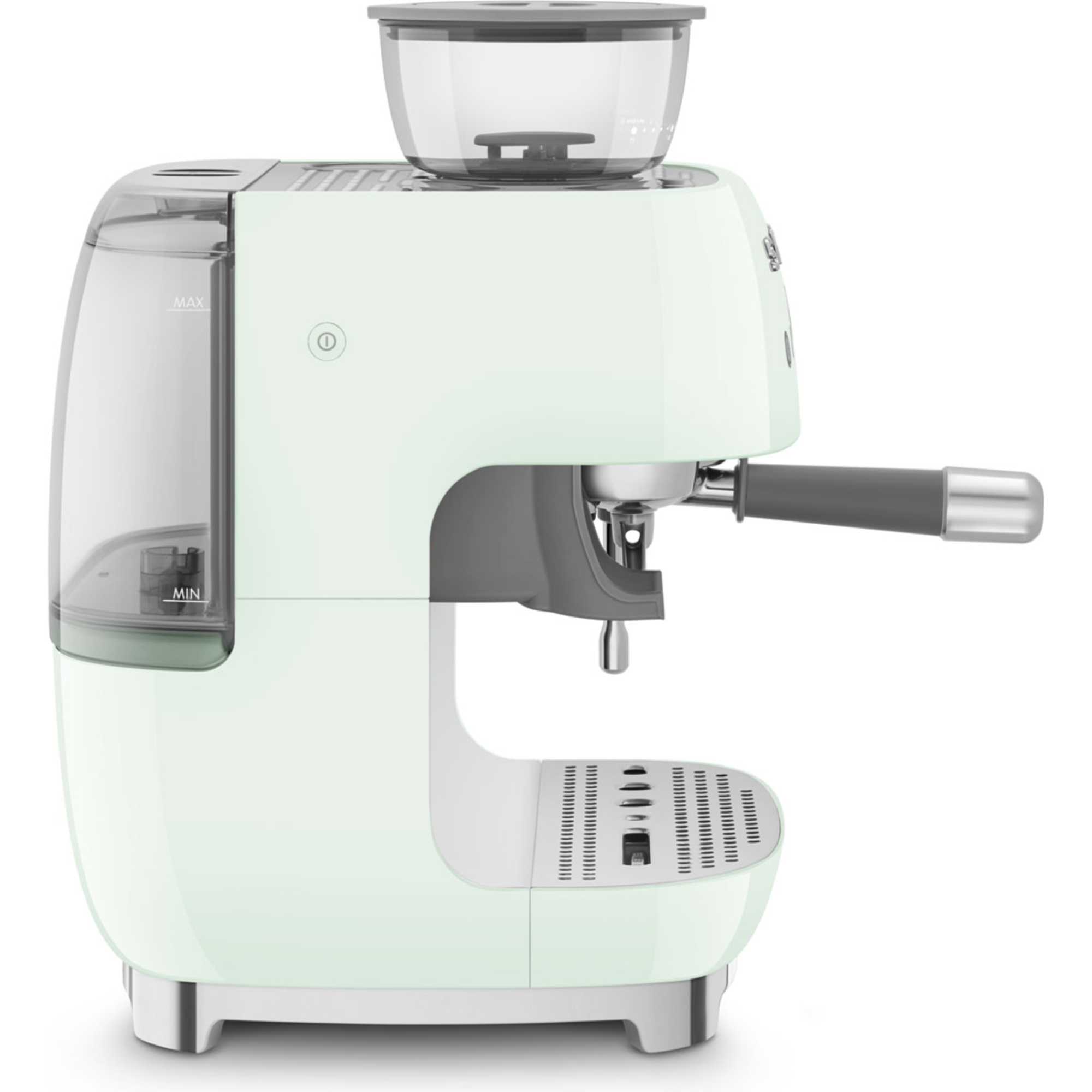 EGF03PGUK 50's Style Espresso Coffee Machine with Grinder - Pastel Green