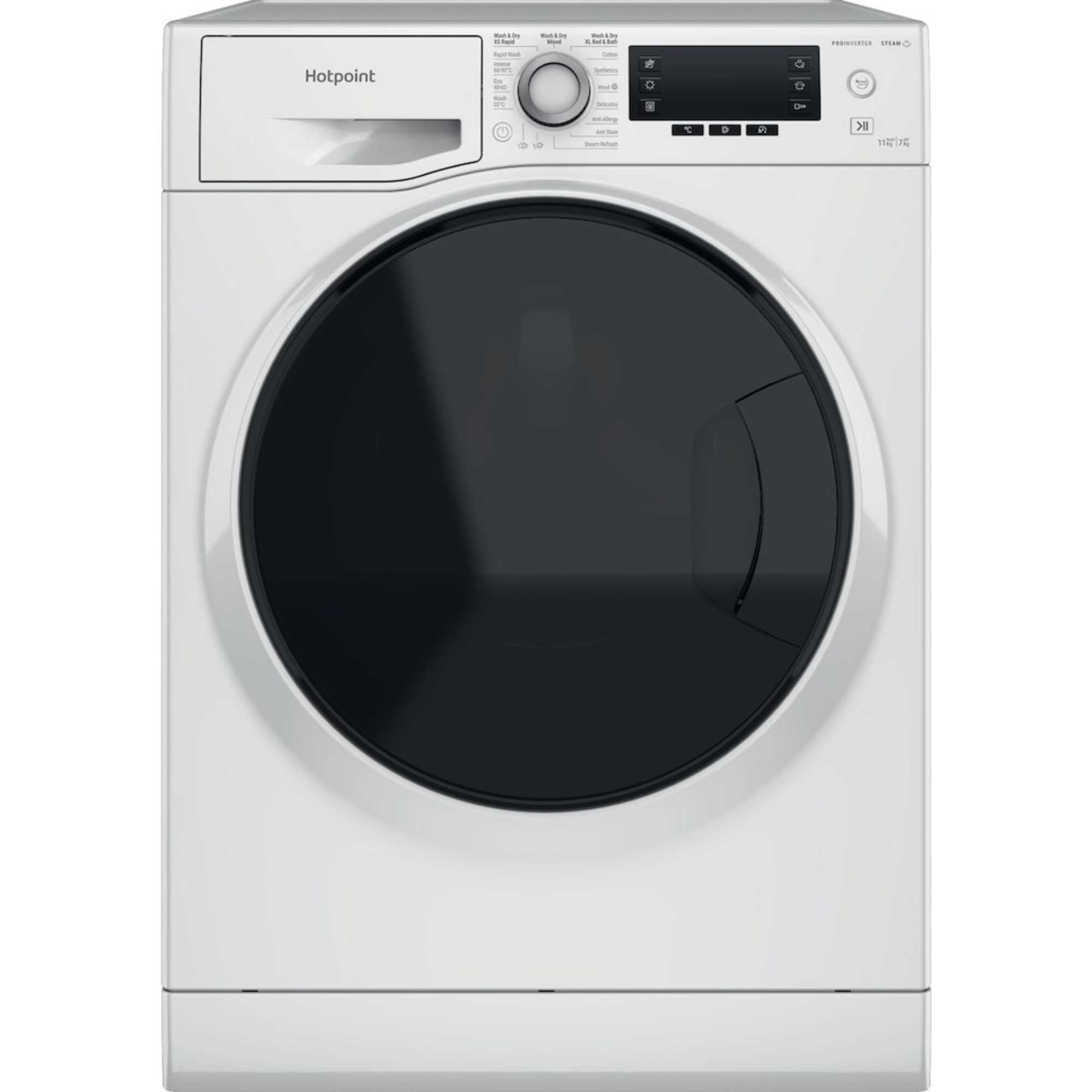 NDD 11748 DA UK 11kg Wash 7kg Dry Washer Dryer - White NDD 11748 DA UK 11kg Wash 7kg Dry Washer Dryer - White