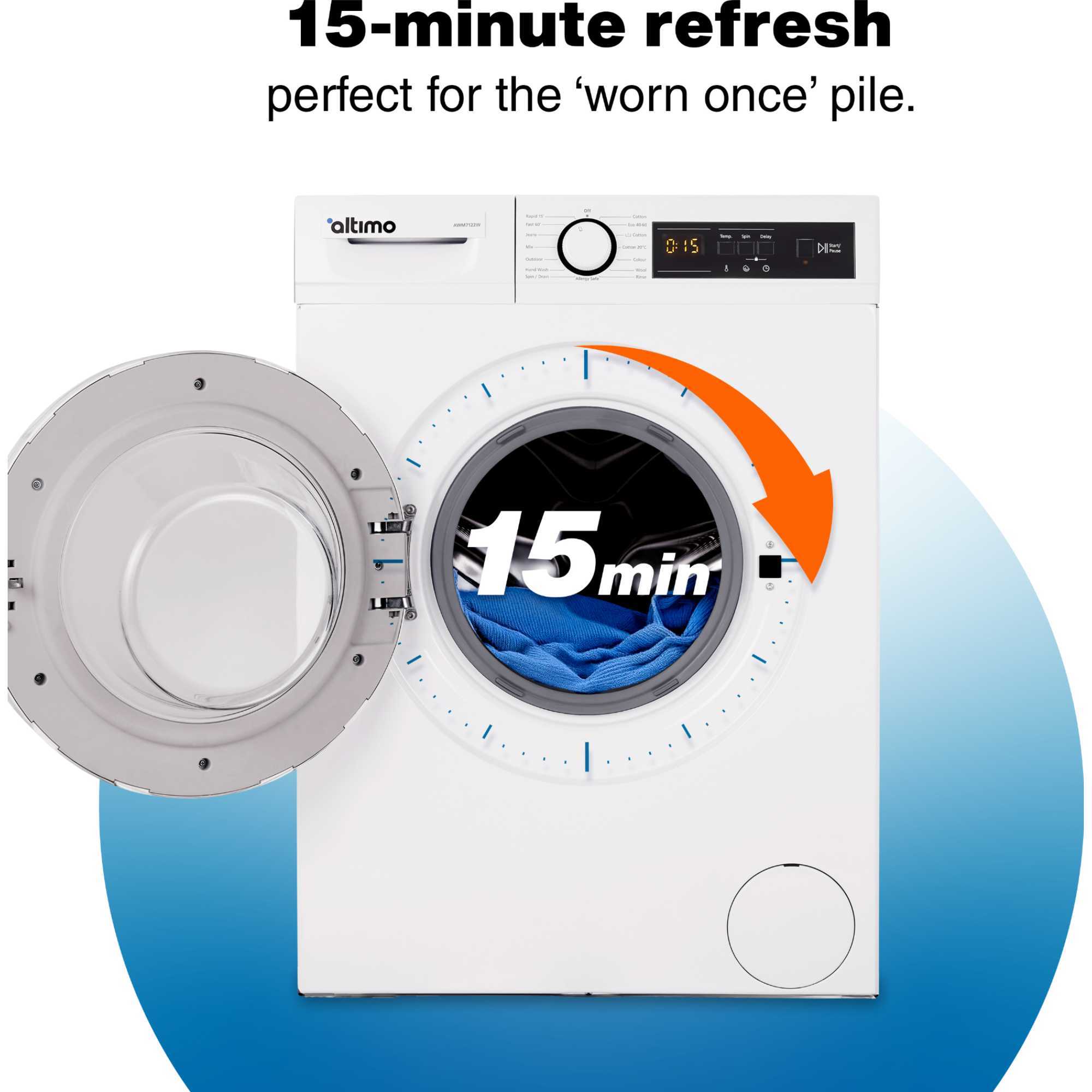 AWM7122W 7kg 1200rpm Washing Machine - White