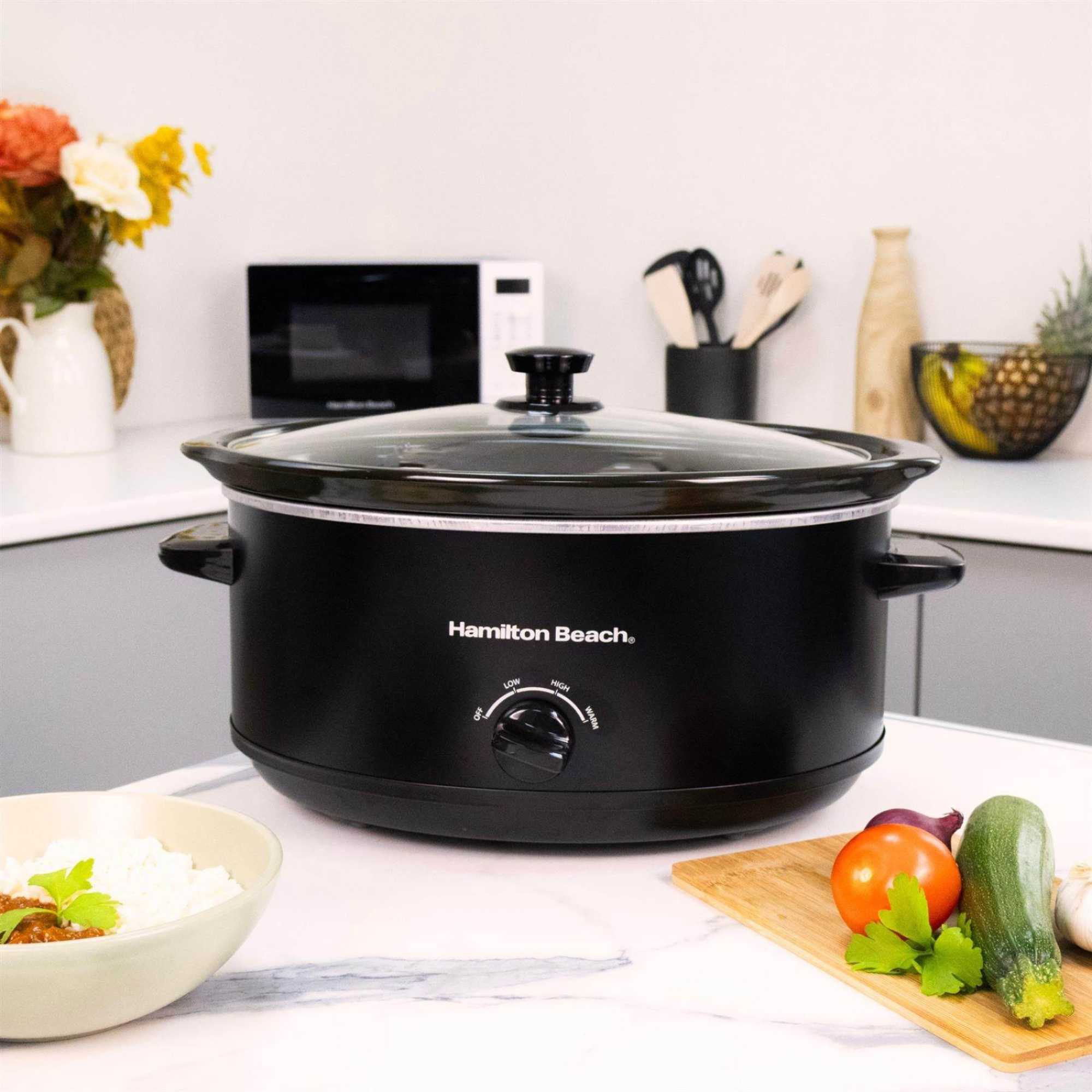 HBSC070B The Family Favourite 6.5L Slow Cooker - Black