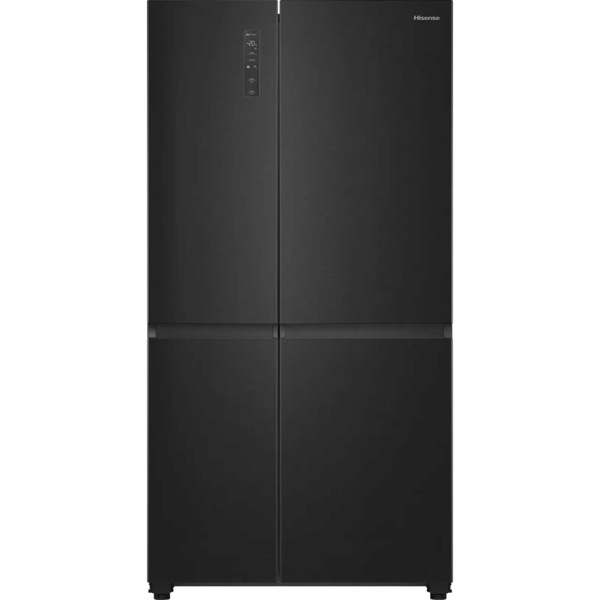 PureFlat RS5P668SSFC American Fridge Freezer No Frost - Black