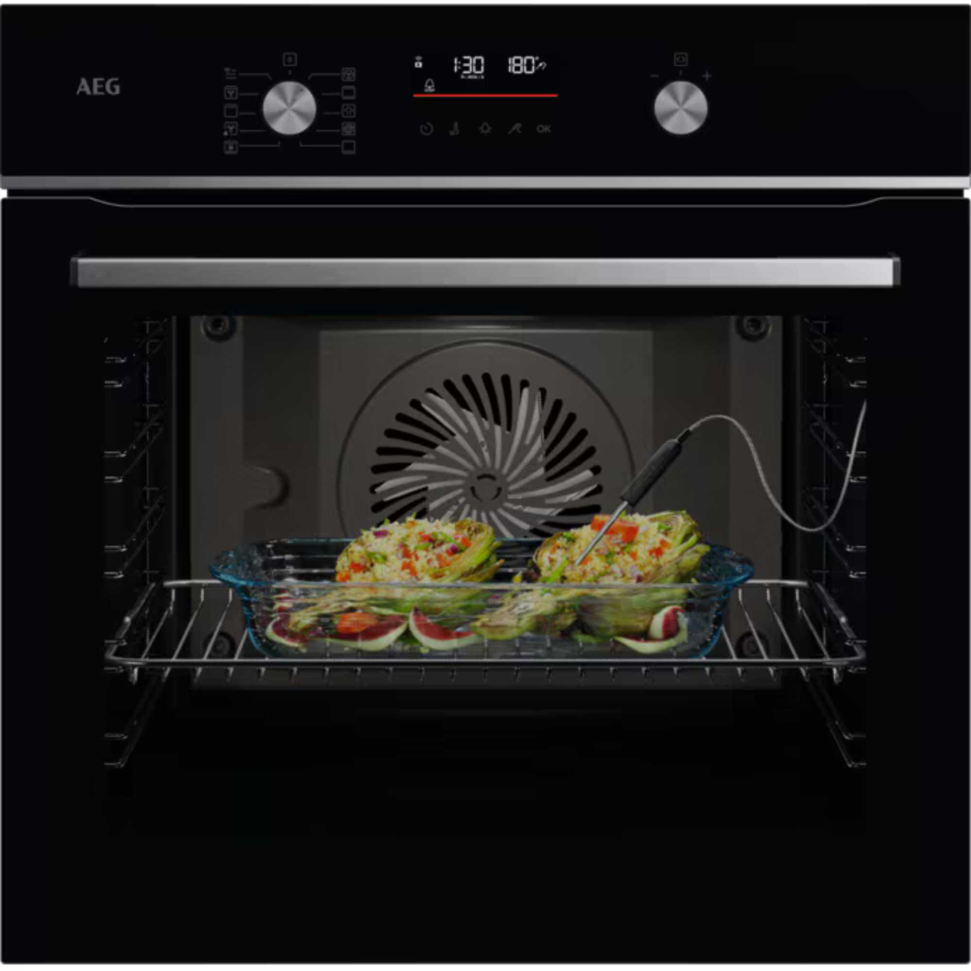 GA5CB501AB 5000 SurroundCook Built-in Oven with SteamBake - Black