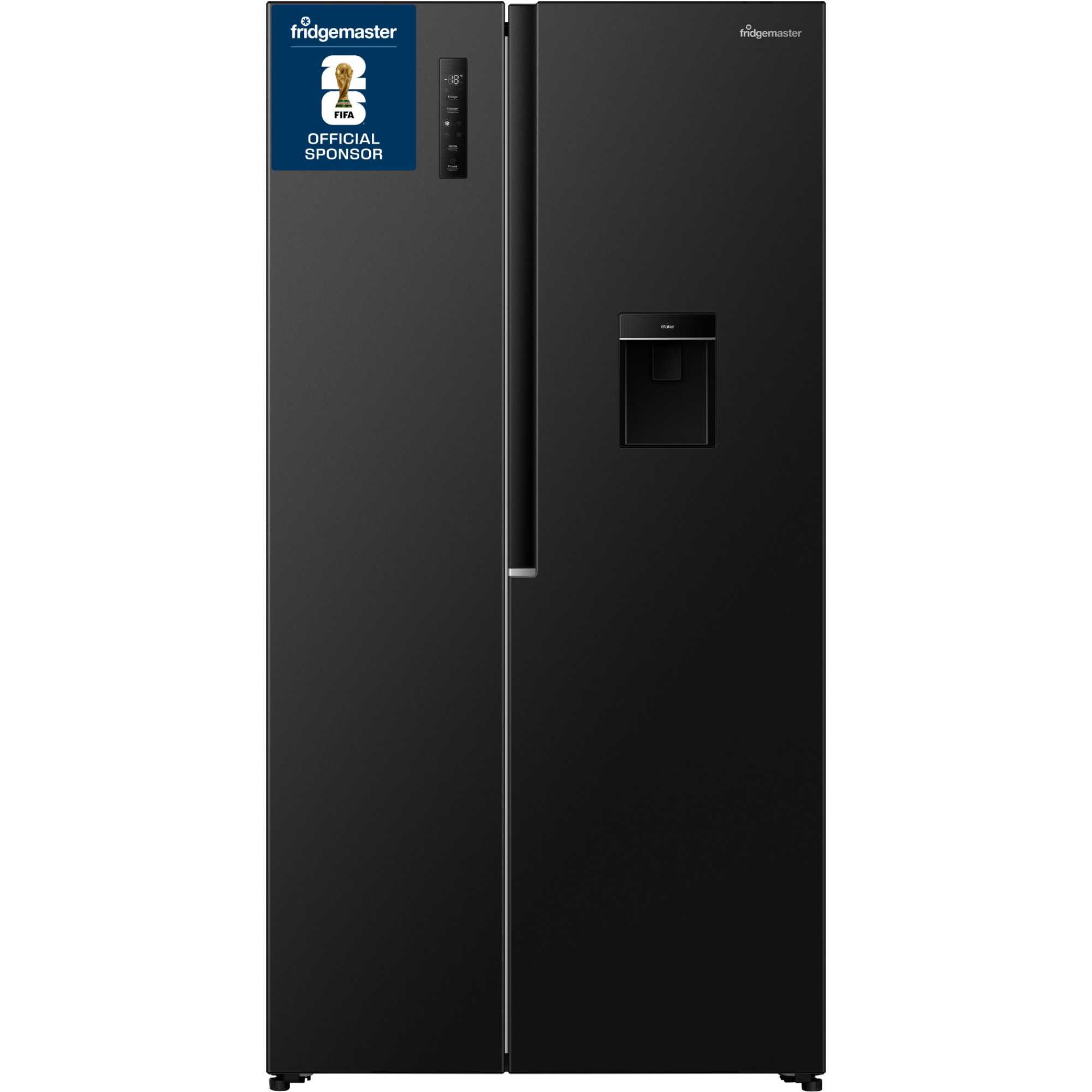 American Style Fridge Freezer 60/40 Total No Frost - Black - MS91558DEB