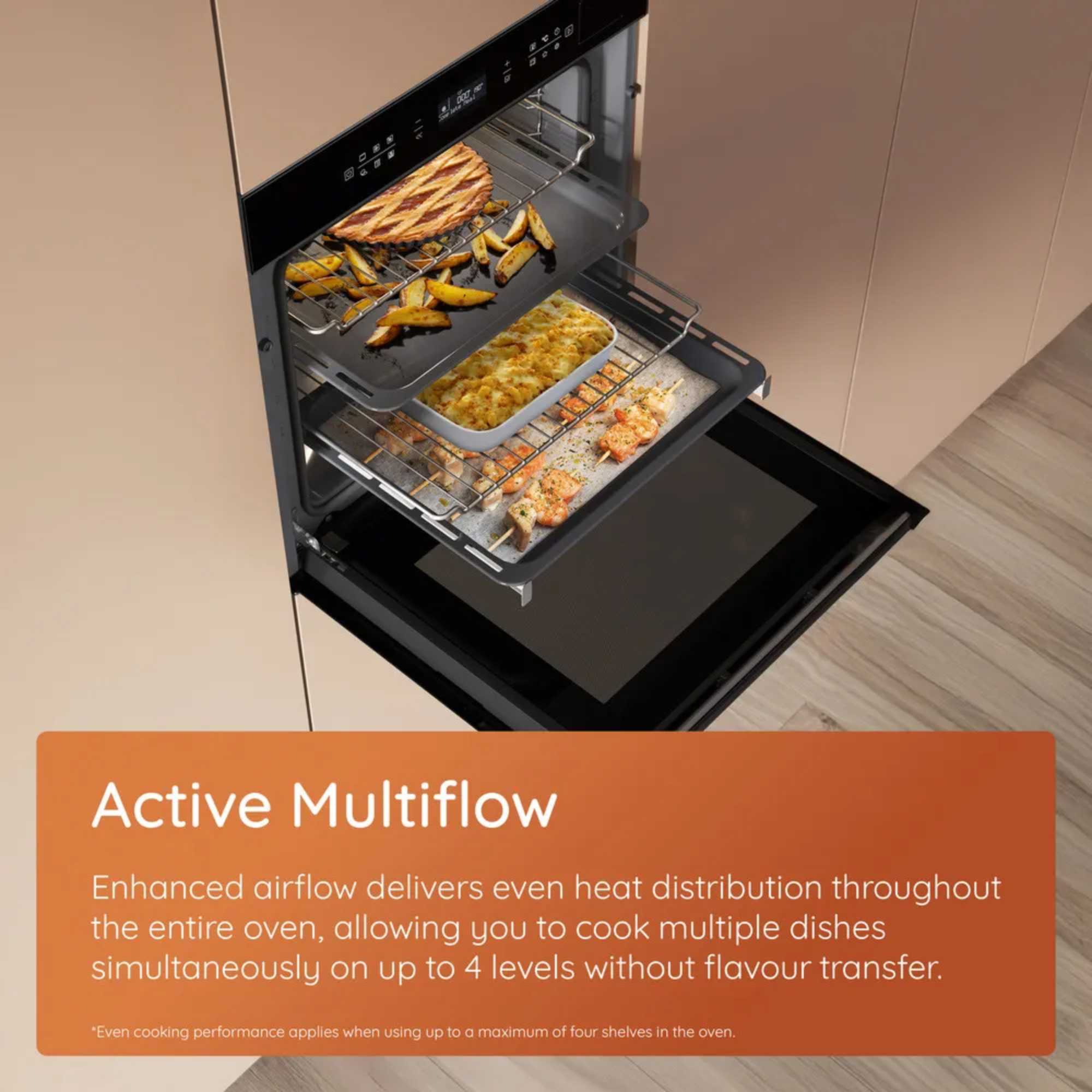 HOI98PT2SBUK Class 8 Built-in Single Oven - Black