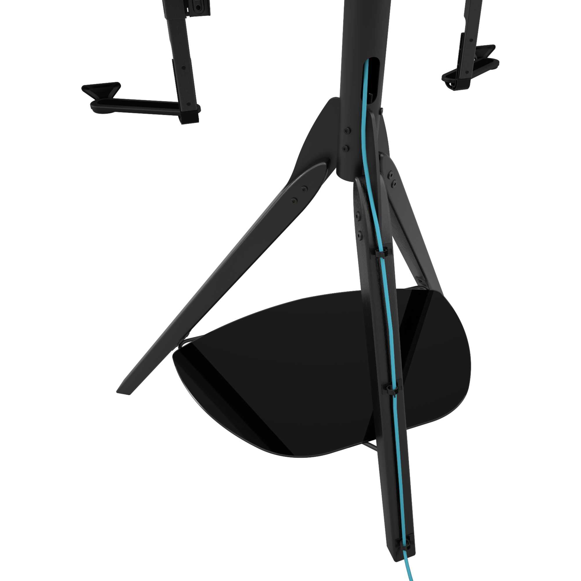 FSLK1001HOXBB Hoxton Sound Freestanding TV + Soundbar Stand - Black