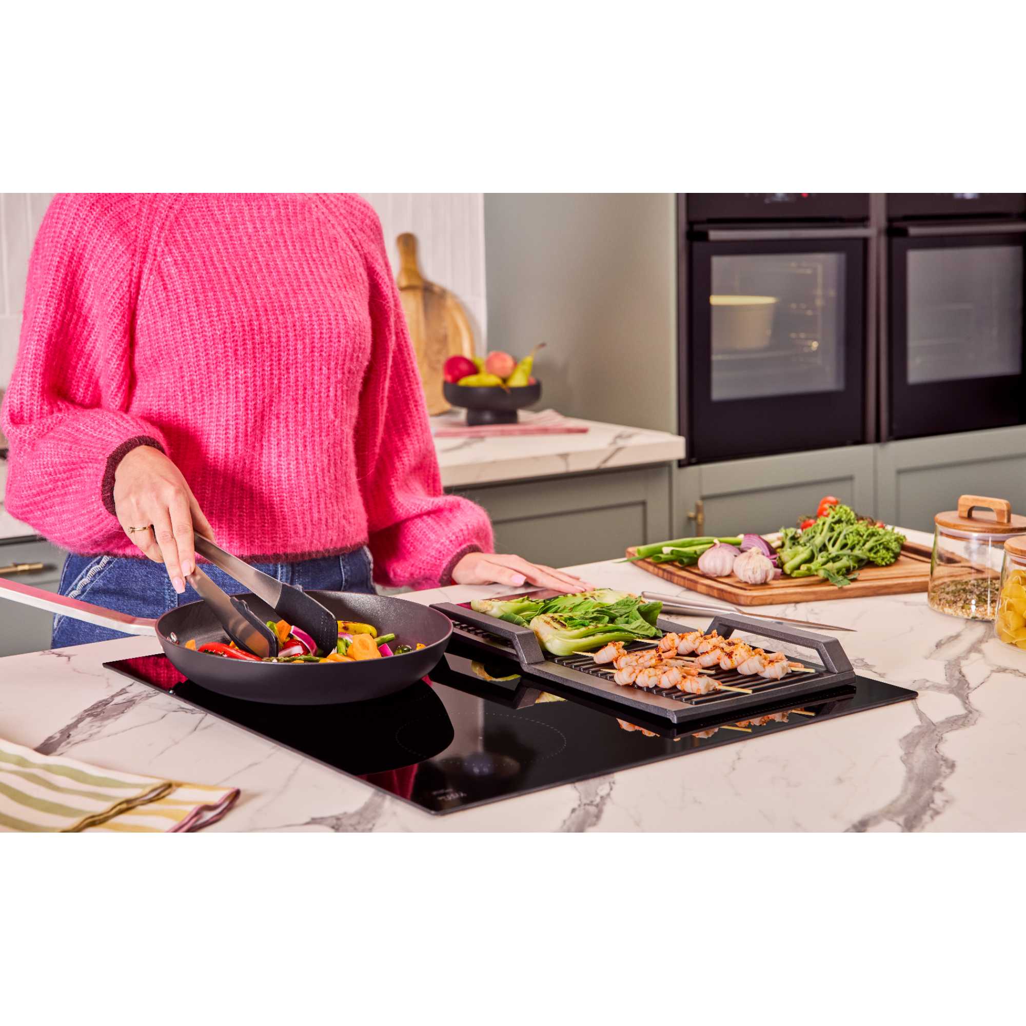 T56FHS1L0 N 70 60cm 4 Zone Smart Induction Hob - Black