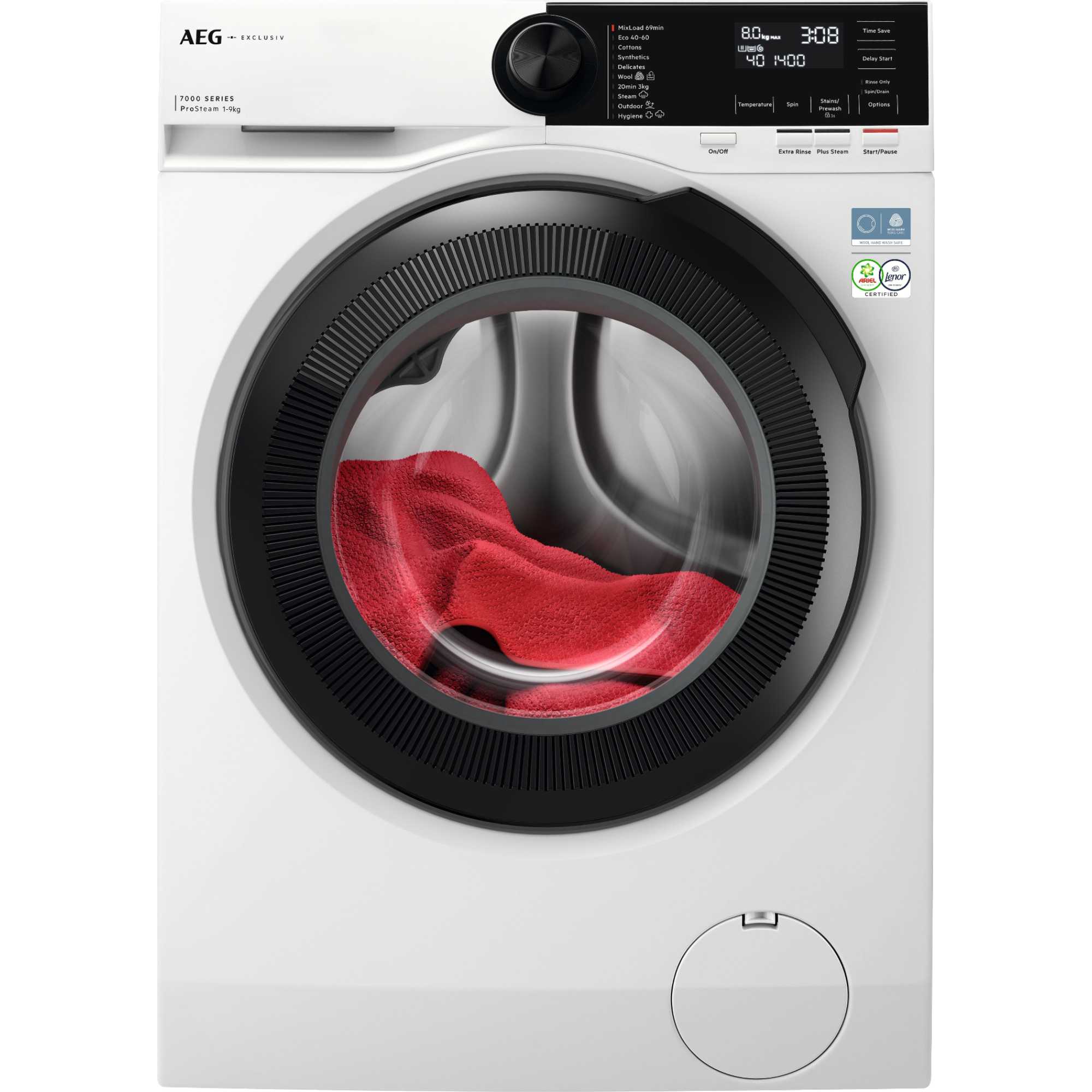 7000 ProSteam 9kg 1400rpm Washing Machine - LFSR72944B