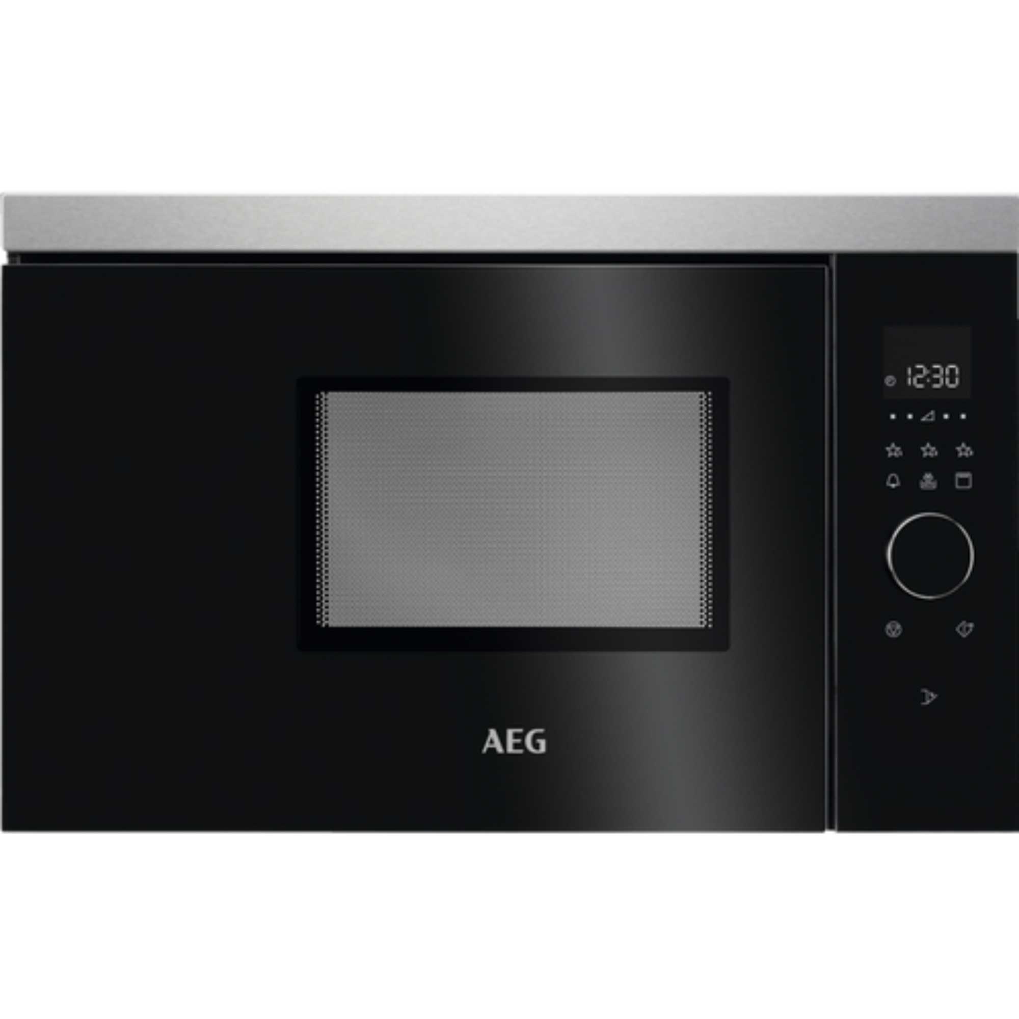 AEG MBB1756DEM Integrated 800w Microwave and Grill Combi Black Hughes