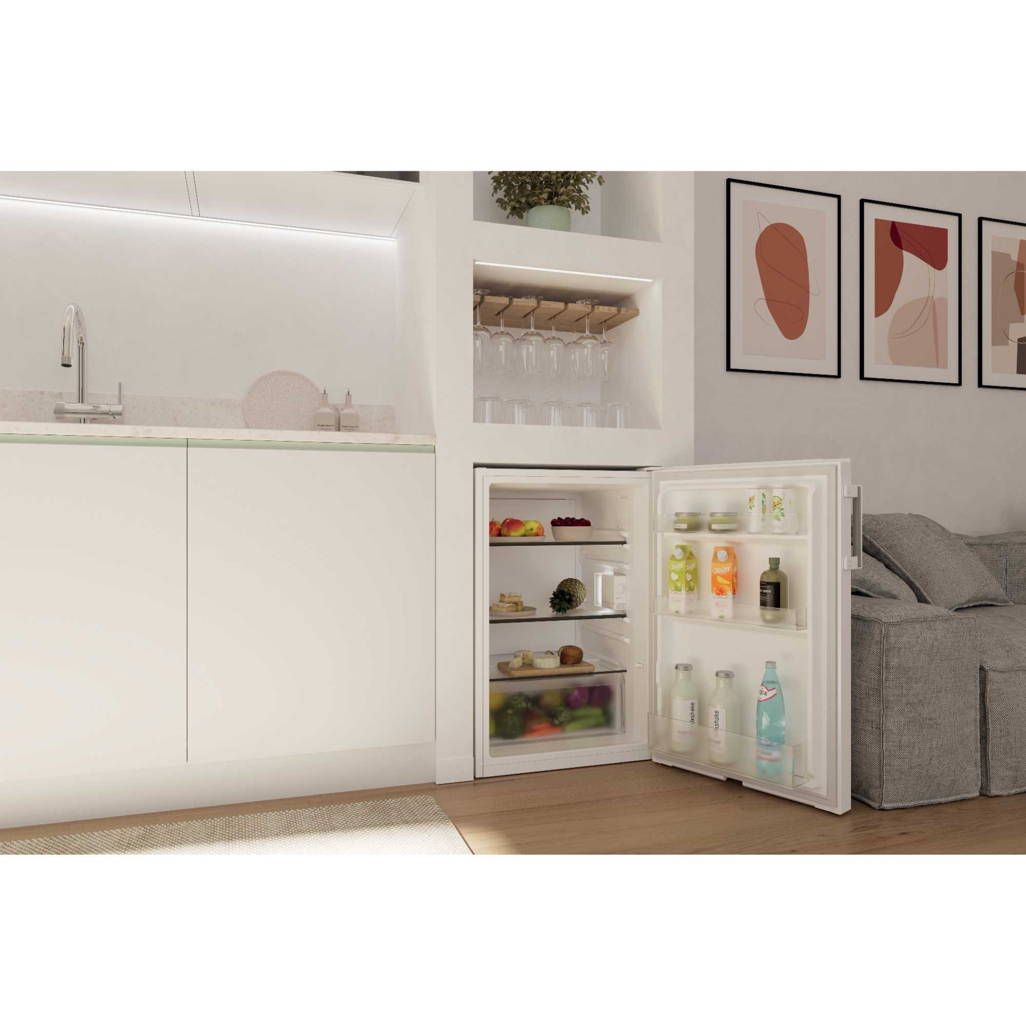 HONLQ2S58EWHK H-Fridge 300 127l Undercounter Smart Larder Fridge - White