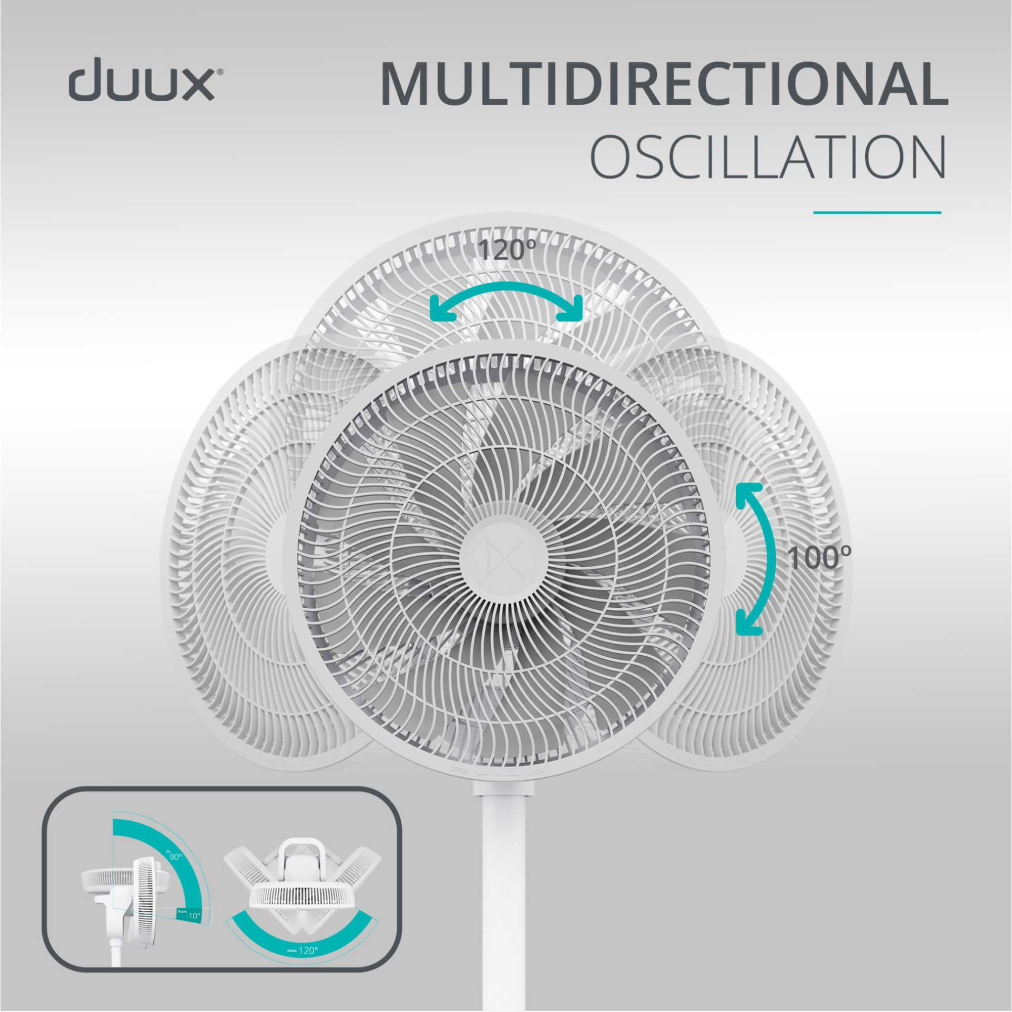 DXCF221UK Whisper Fan 3 - White