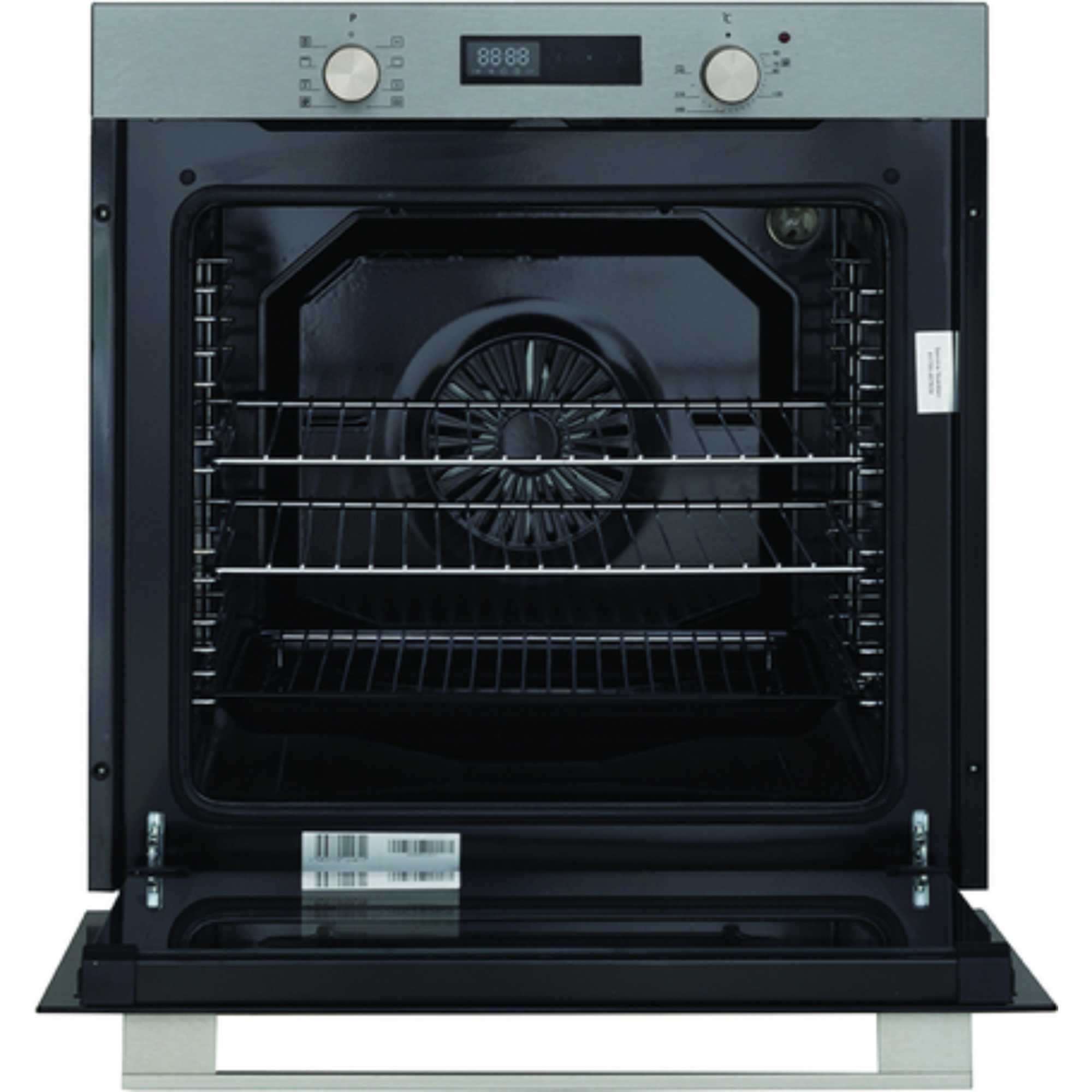 C80BISMFX 60cm 80l Multifunction Built-In Oven - Stainless Steel