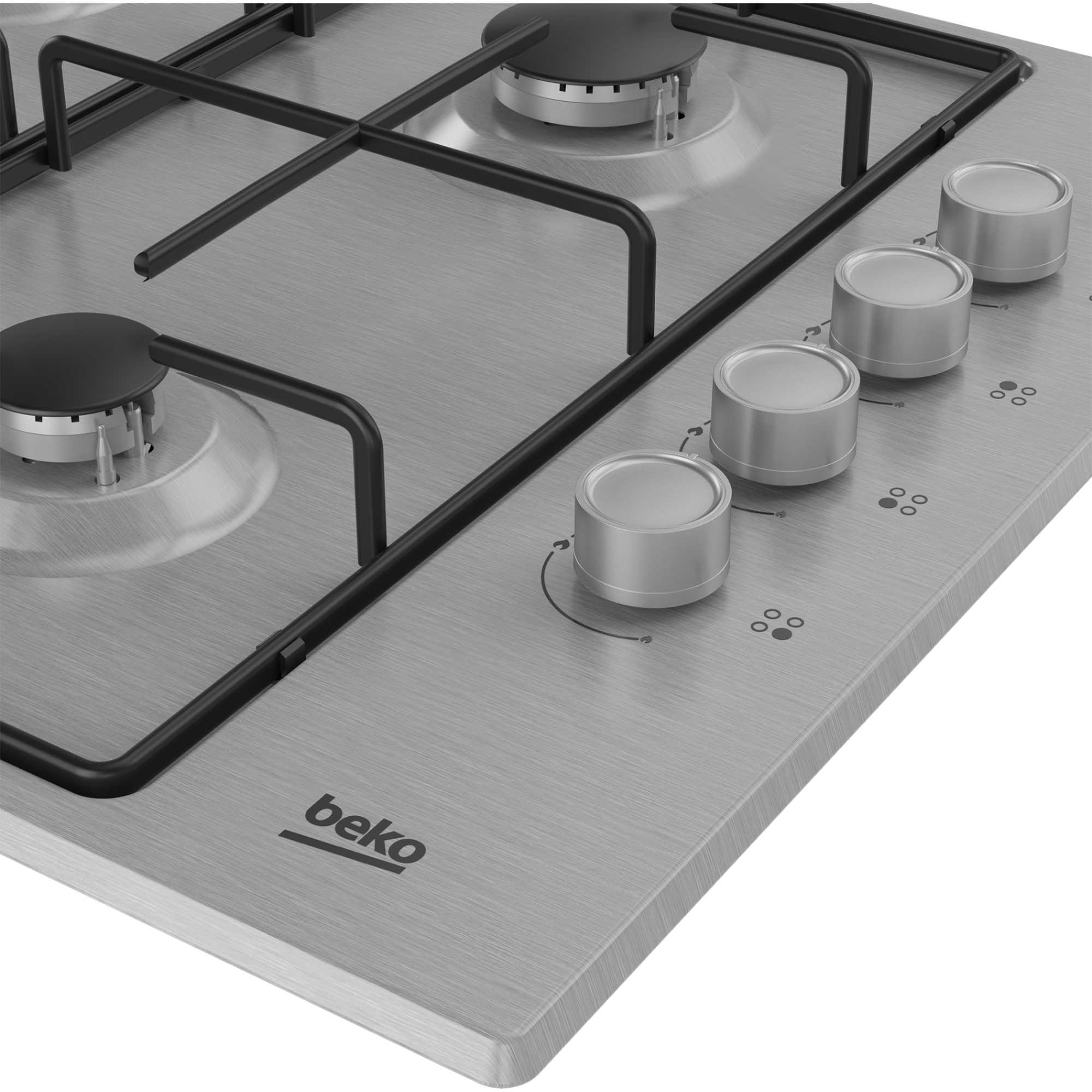 HIBG64120SX 60cm Gas Hob Stainless Steel