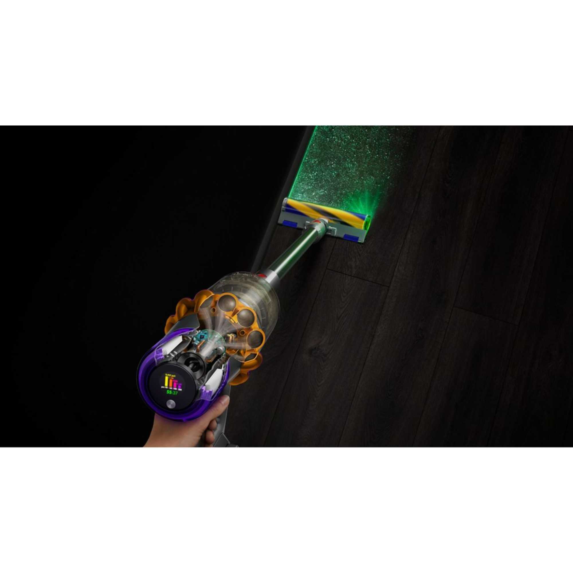 V15 Detect Absolute Cordless Vacuum, Yellow/Nickel