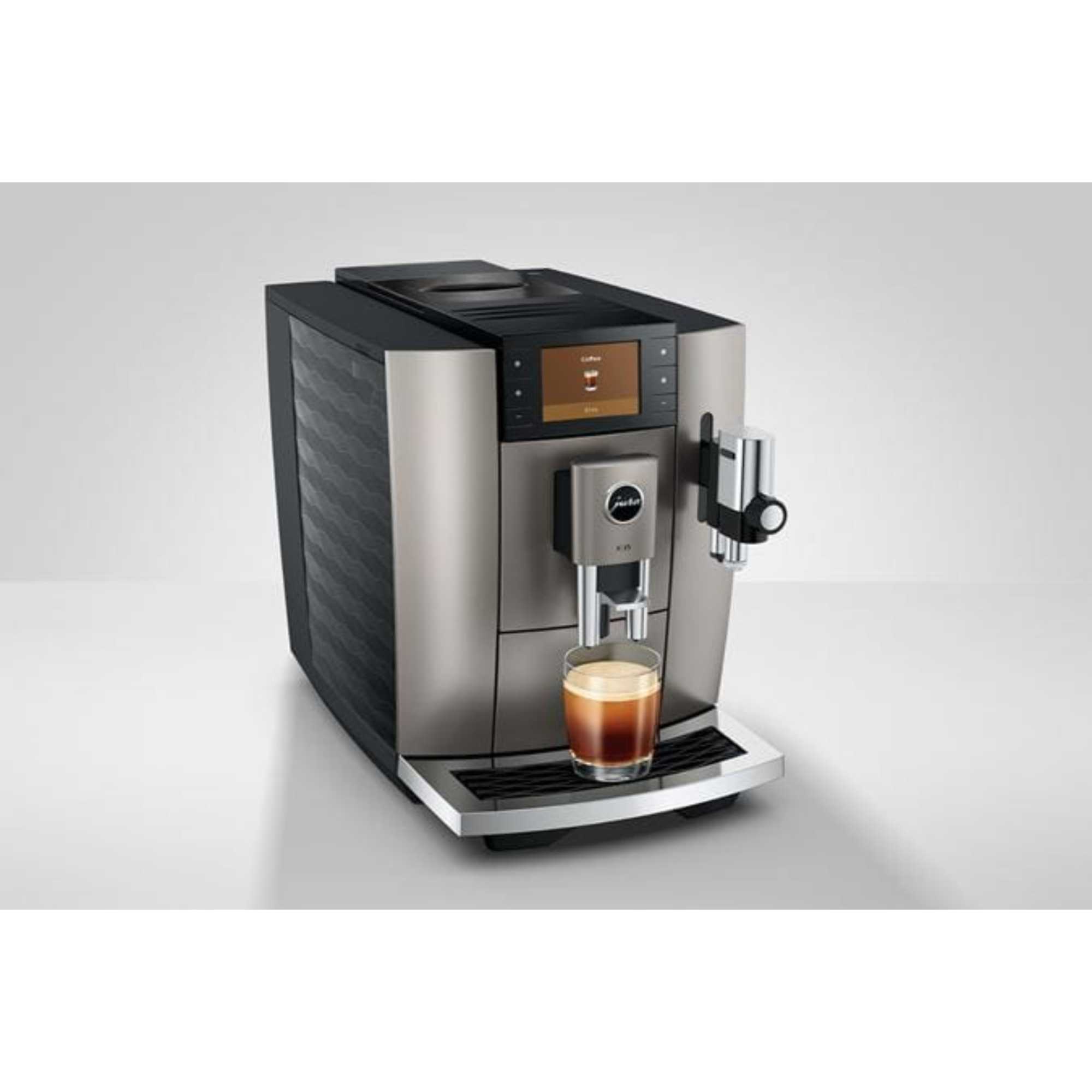 E8 Automatic Bean To Cup Coffee Machine 15721 - Midnight Silver