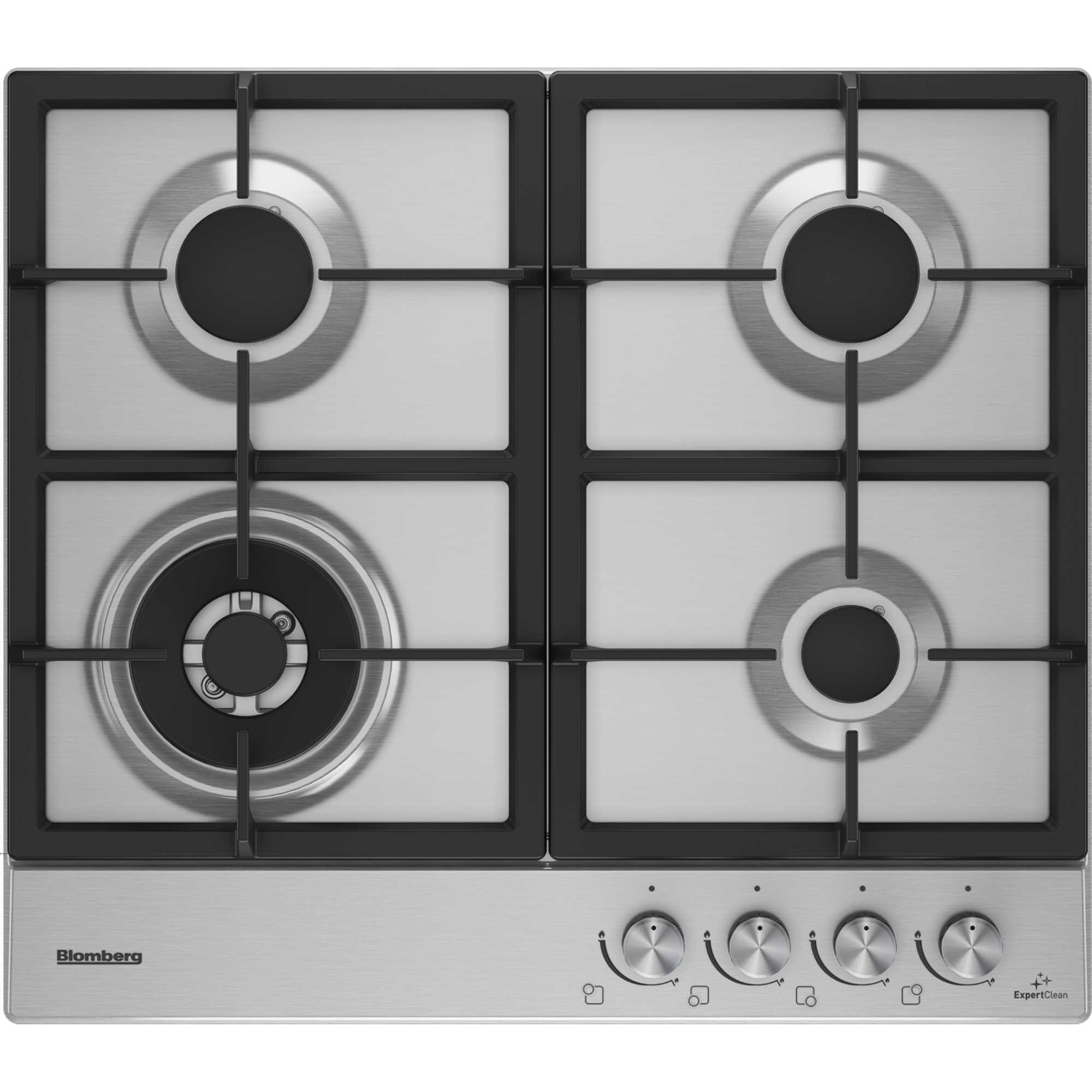 GEN73415E 60cm Built-In 4 Zone Gas Hob - Stainless Steel