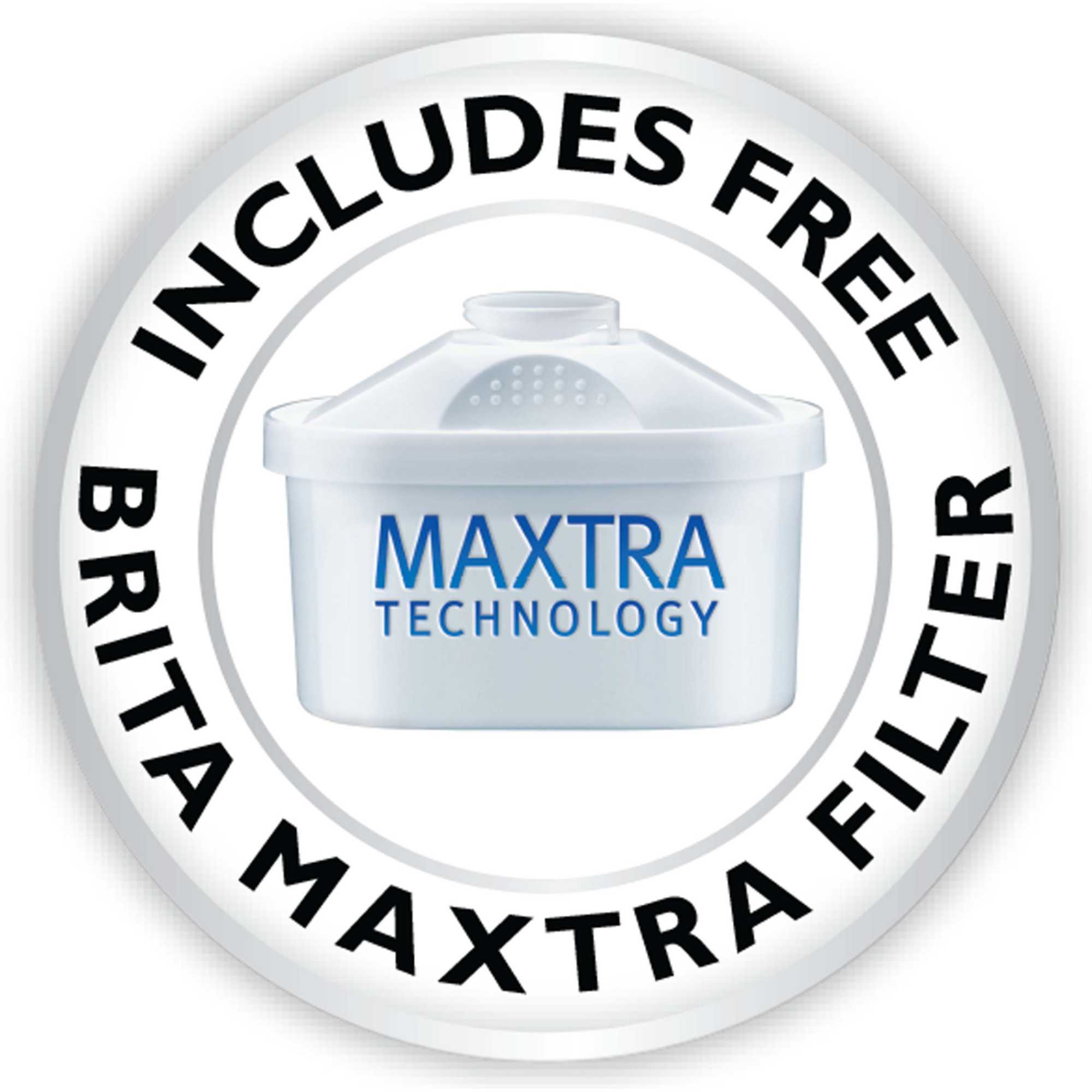 20760-10 1l Brita Purity Glass Water Filter Kettle