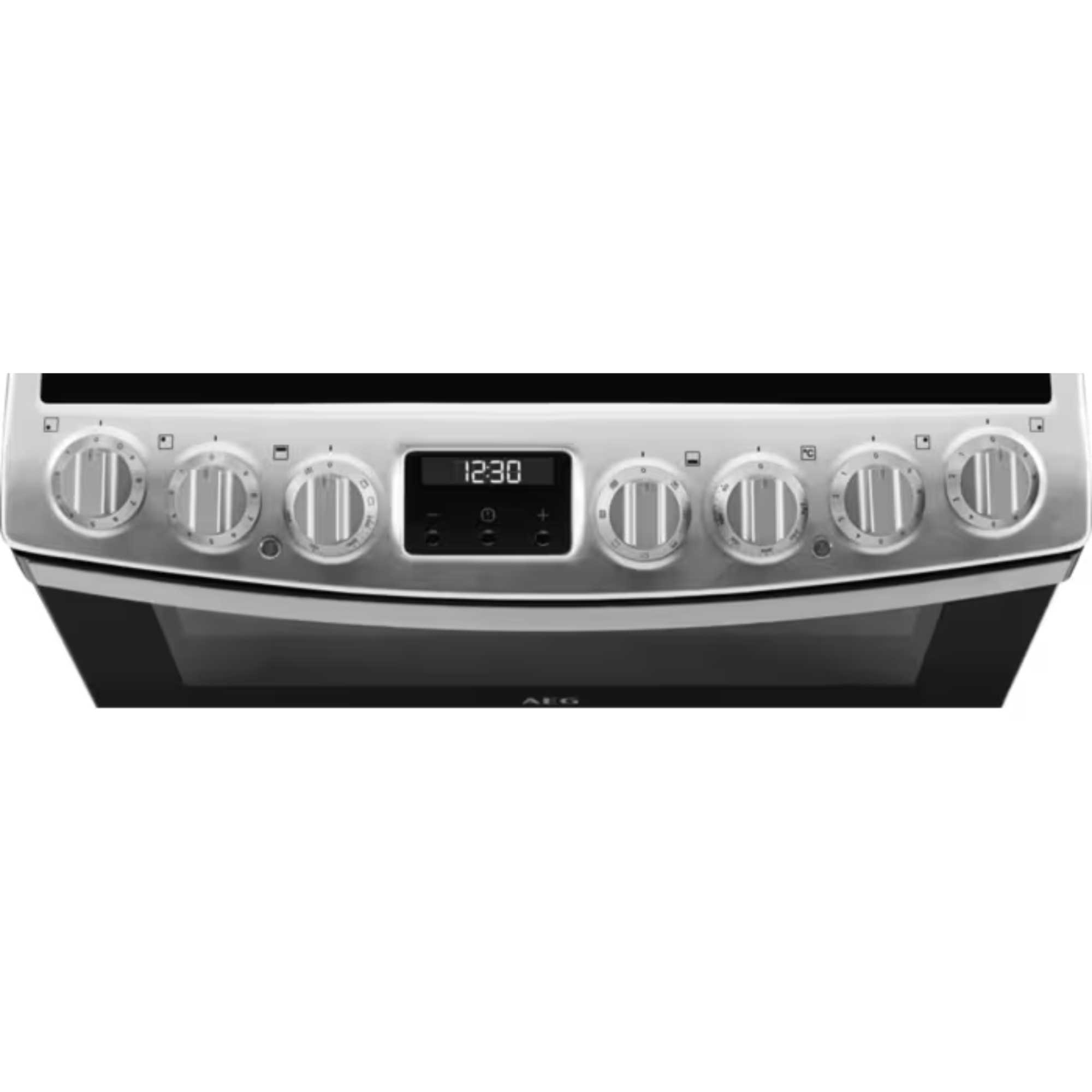 6000 SteamBake 60cm Electric Double Oven Cooker - CCB6741ACM