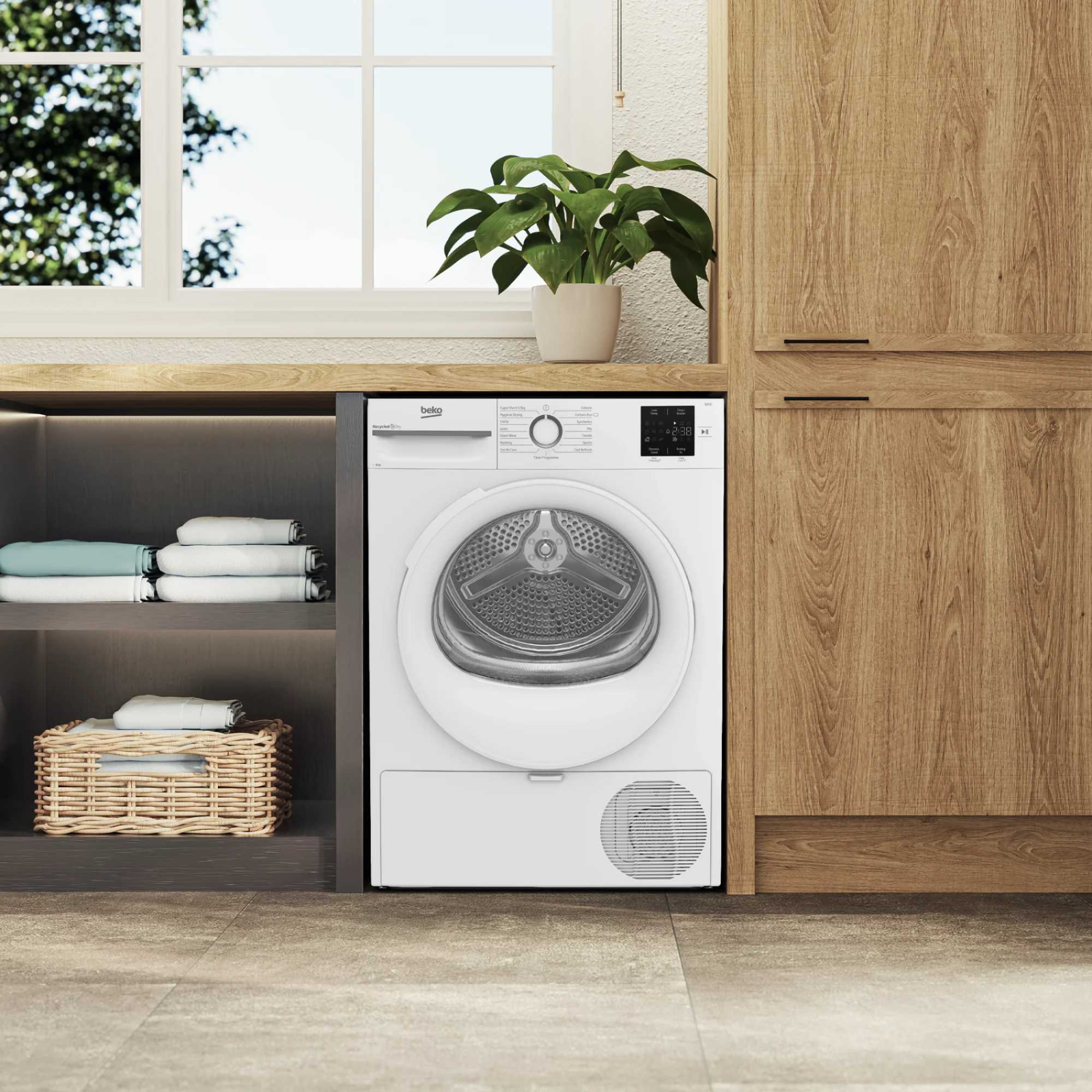8kg Condenser with Heat Pump Tumble Dryer - BM3T3822W