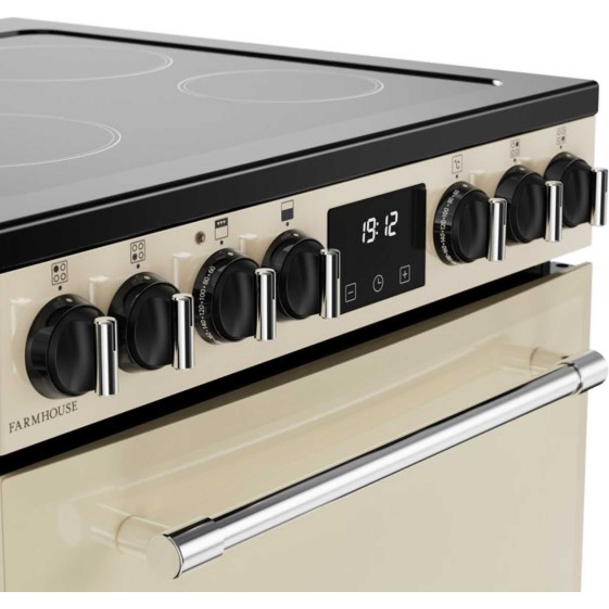 60cm Electric Double Oven Cooker - MRAFHOUSE60ECRM