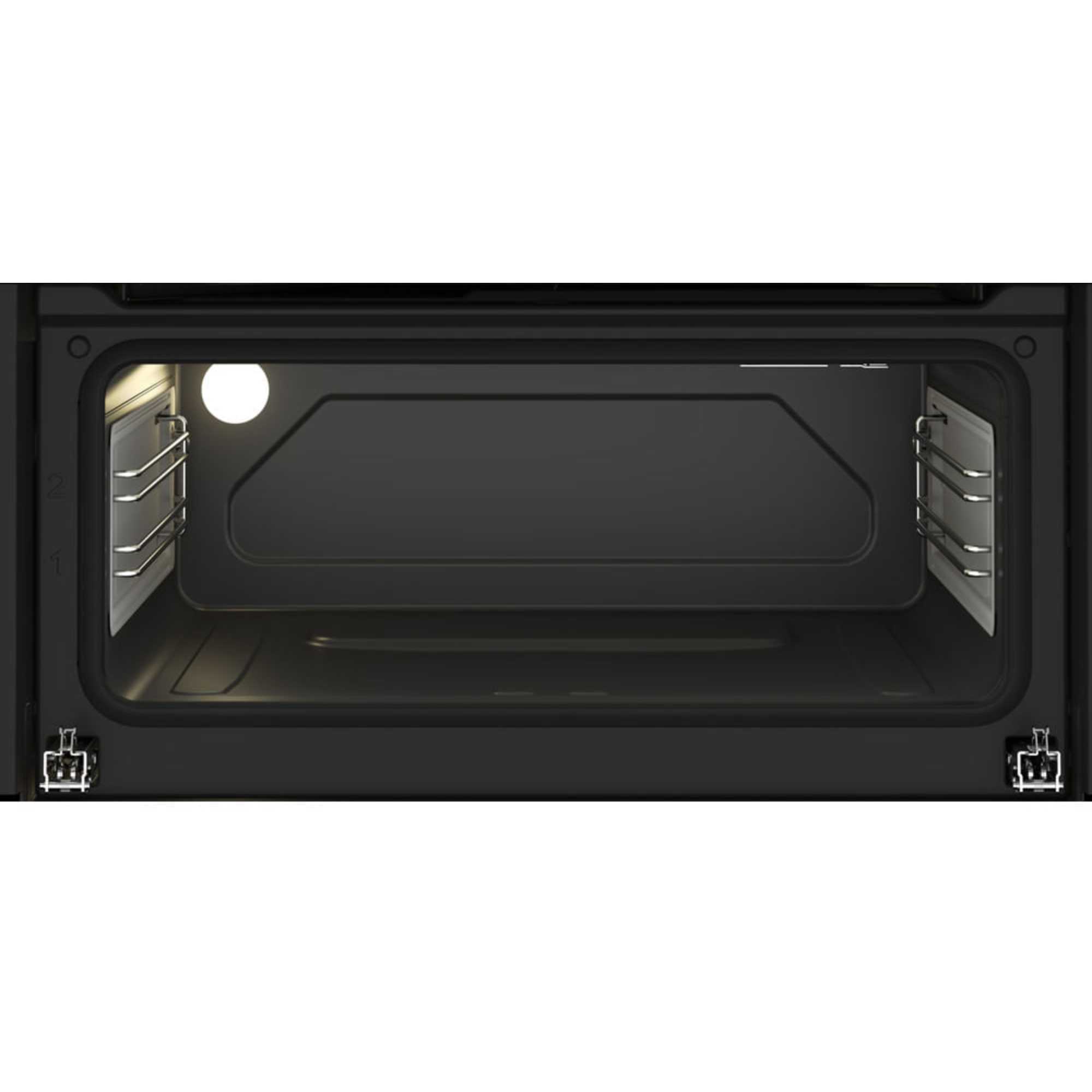 DUI 12D IX Built Under Electric Fan Double Oven - Stainless Steel