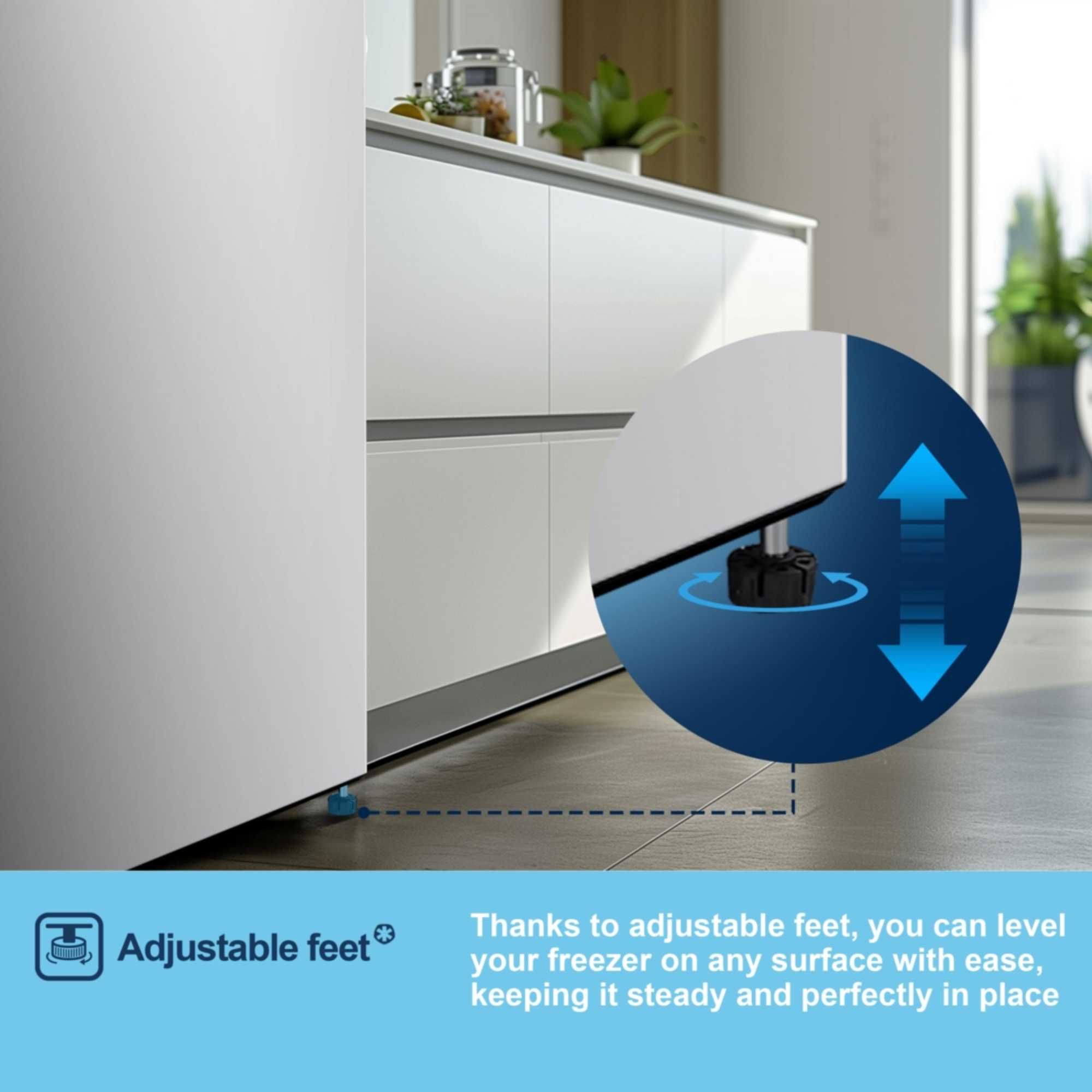 MTZ55153E 165l Tall Freezer - White