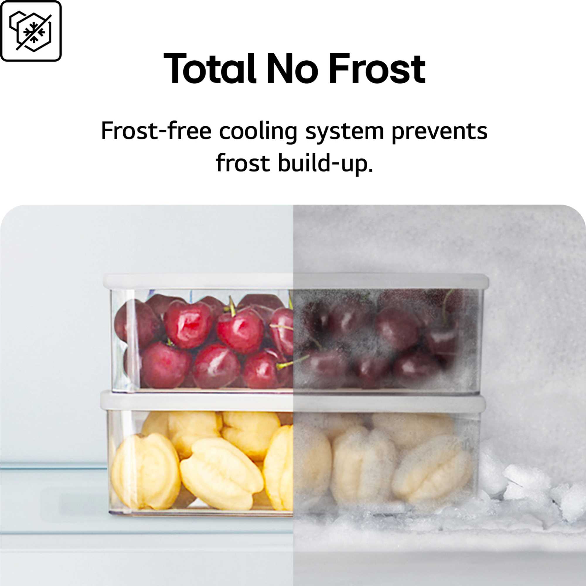 GBBSJ10EPY Total No Frost Fridge Freezer with DoorCooling - Silver