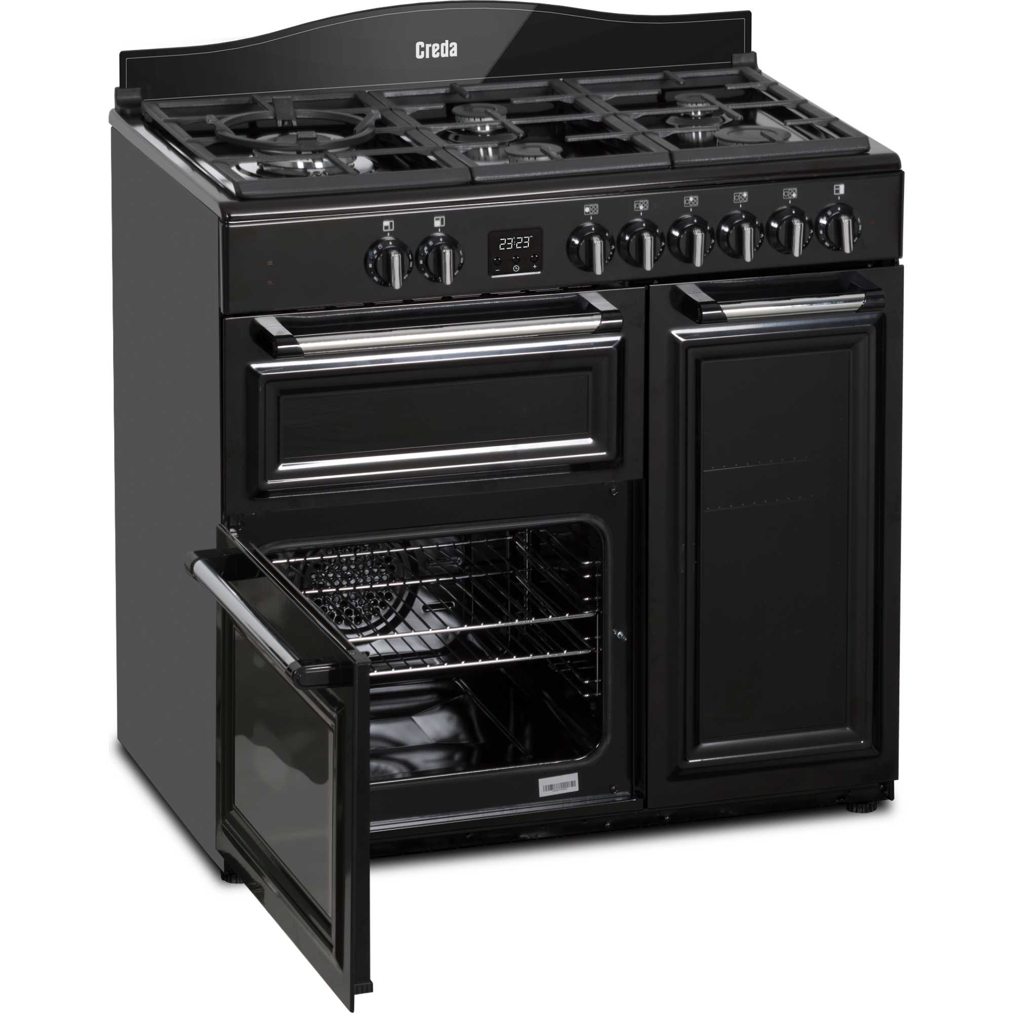 90cm Dual Fuel Range Cooker - C90RCDFTBL
