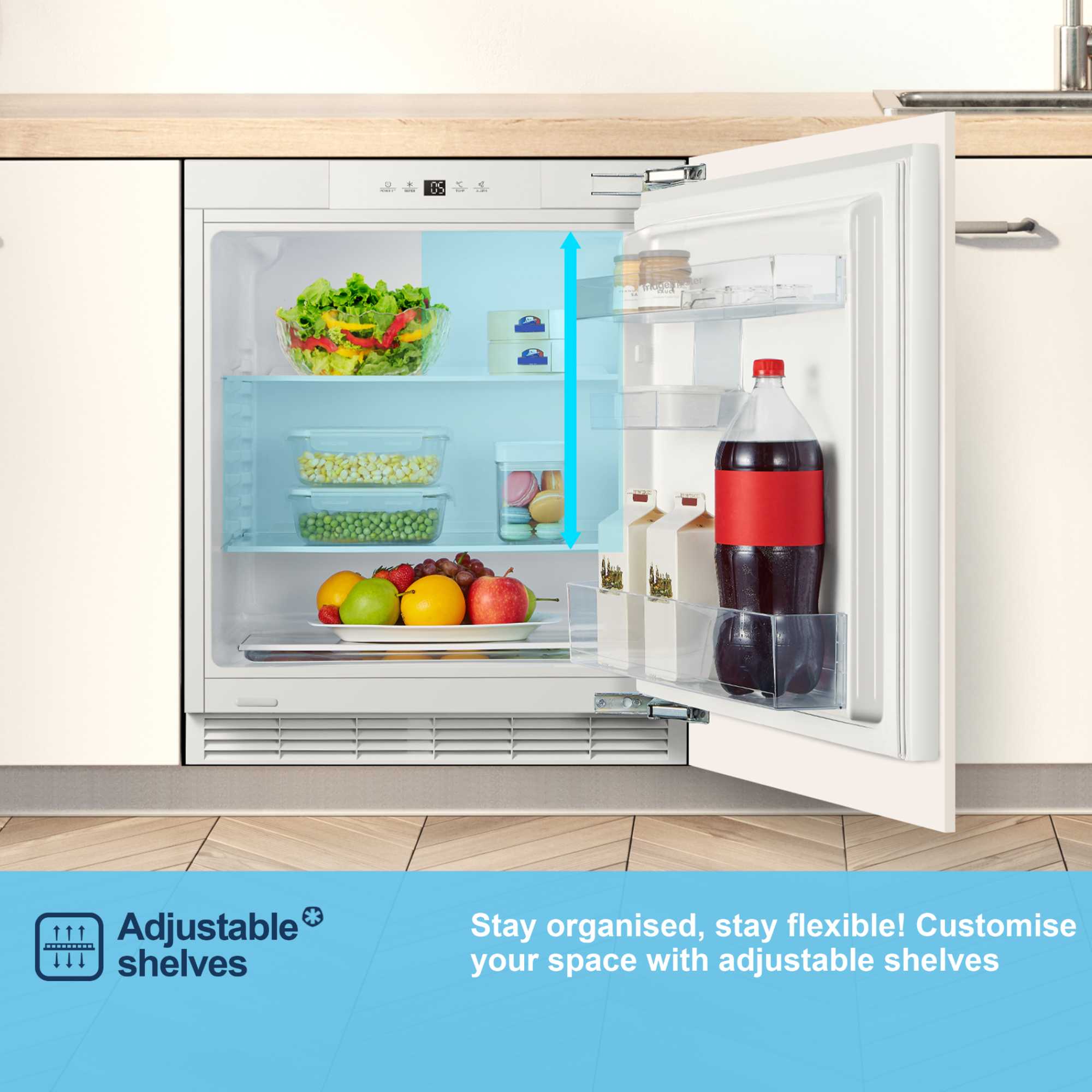 MBUL60138E 138l Built-In Larder Fridge