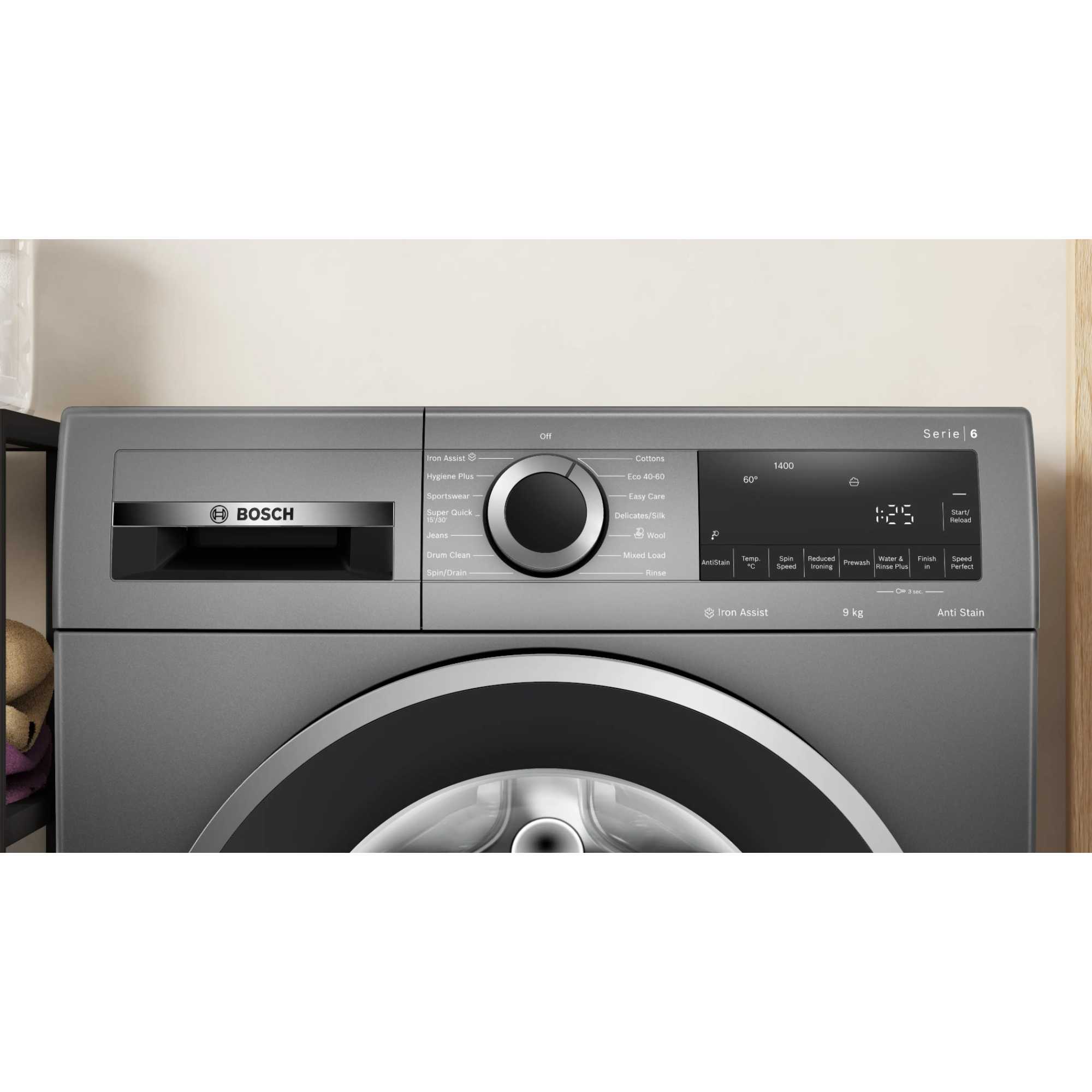 Series 6 9kg 1400rpm Washing Machine - WGG244ZCGB