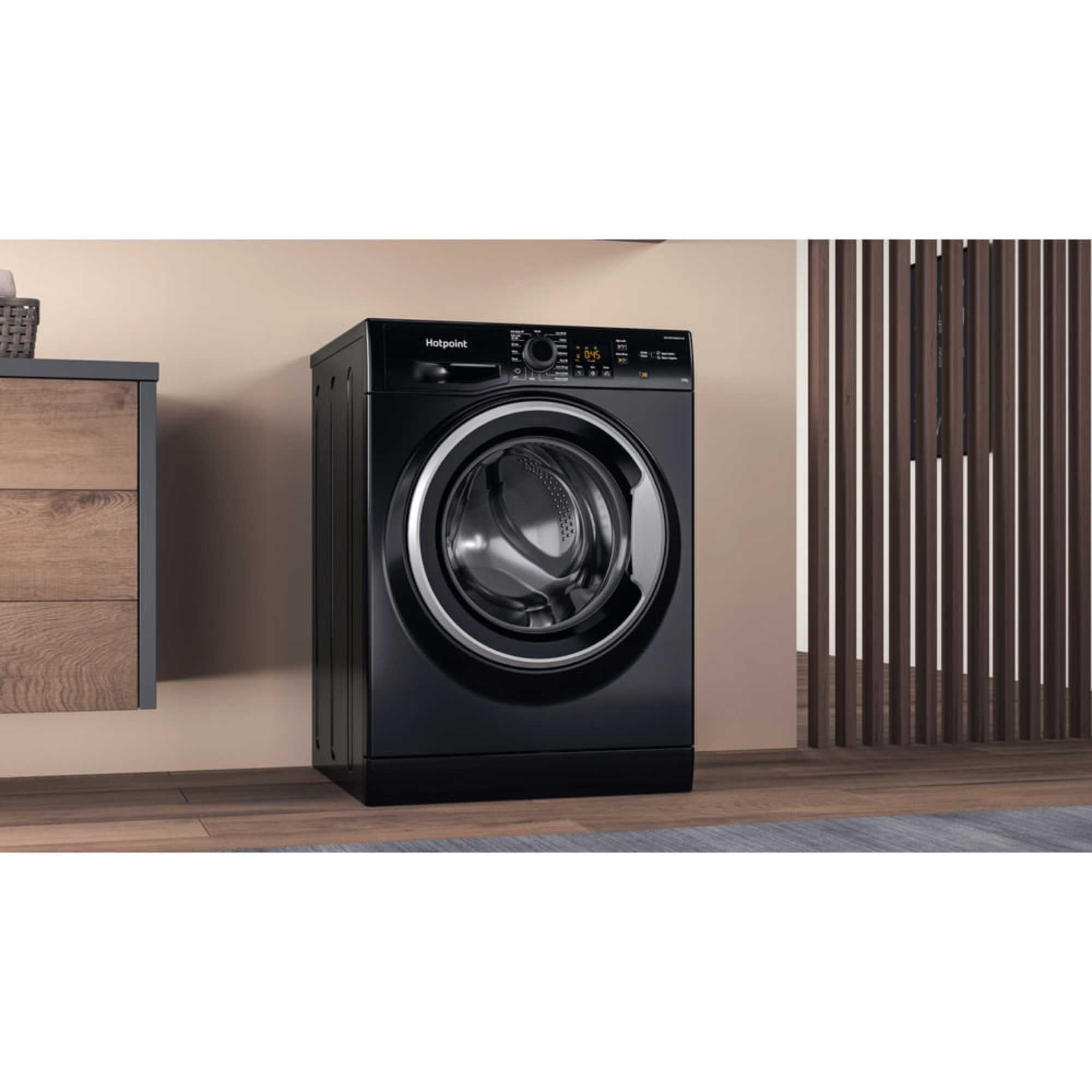 Anti-Stain 10kg 1400rpm Washing Machine - NSWM 1046 BS UK