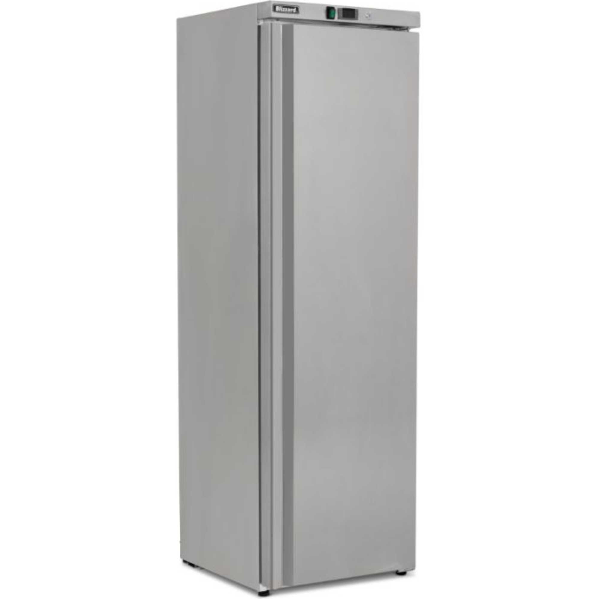 LS40 Upright Single Hinged Door 234L Freezer - Stainless Steel